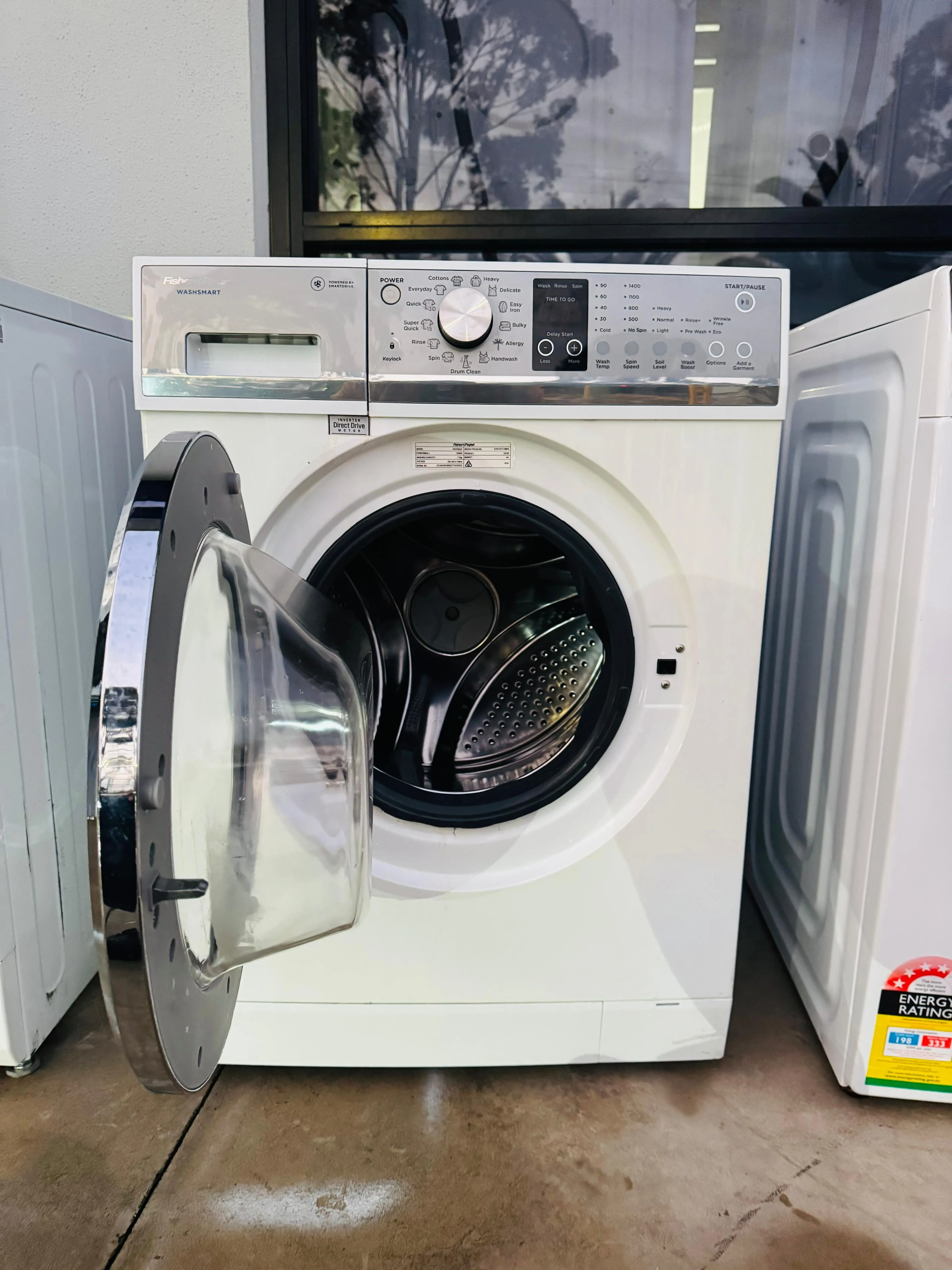 **FISHER & PAYKEL 7.5KGS FRONT LOADER WASHING MACHINE**