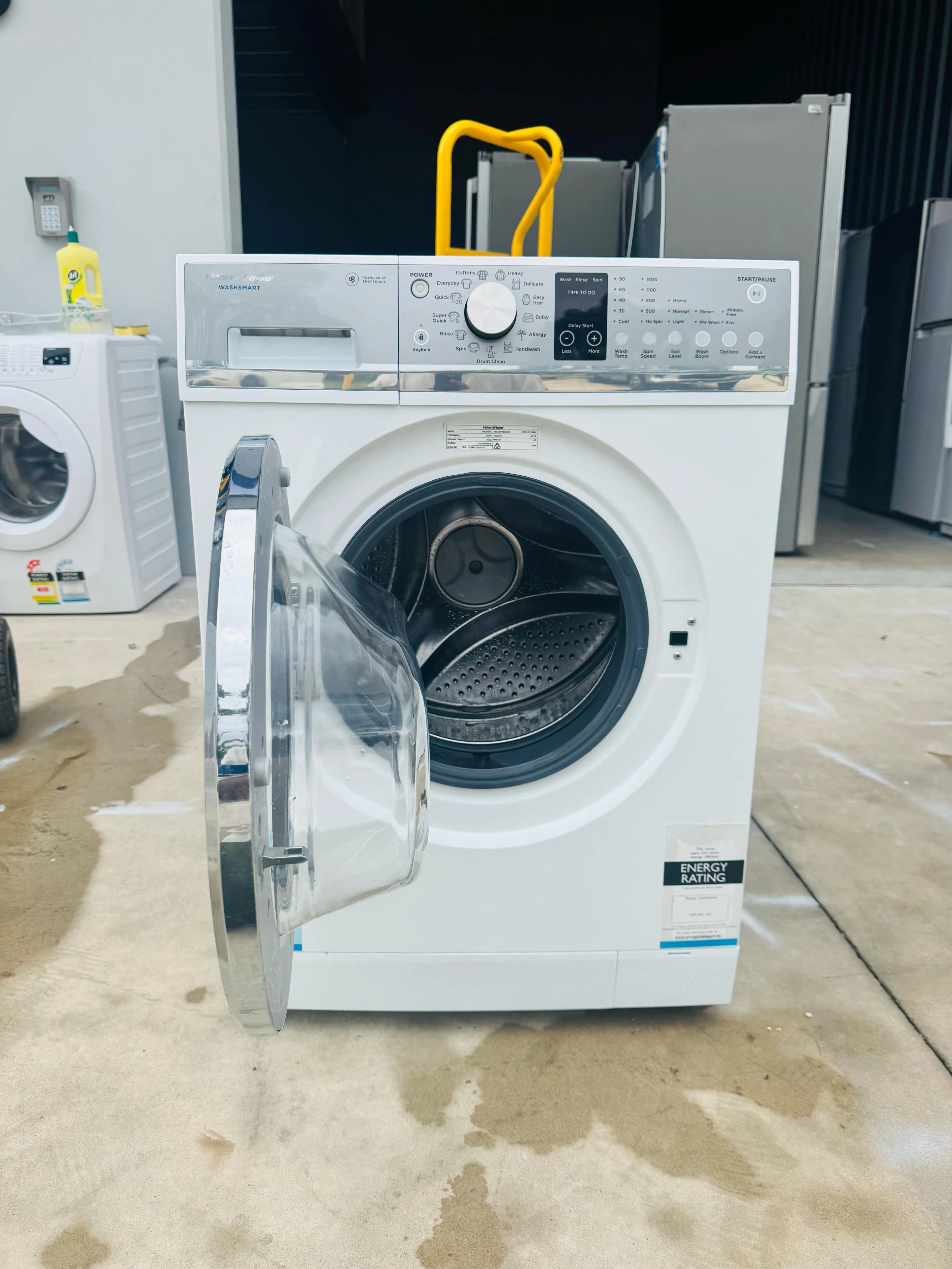 **FISHER & PAYKEL 7.5KGS FRONT LOADER WASHING MACHINE**