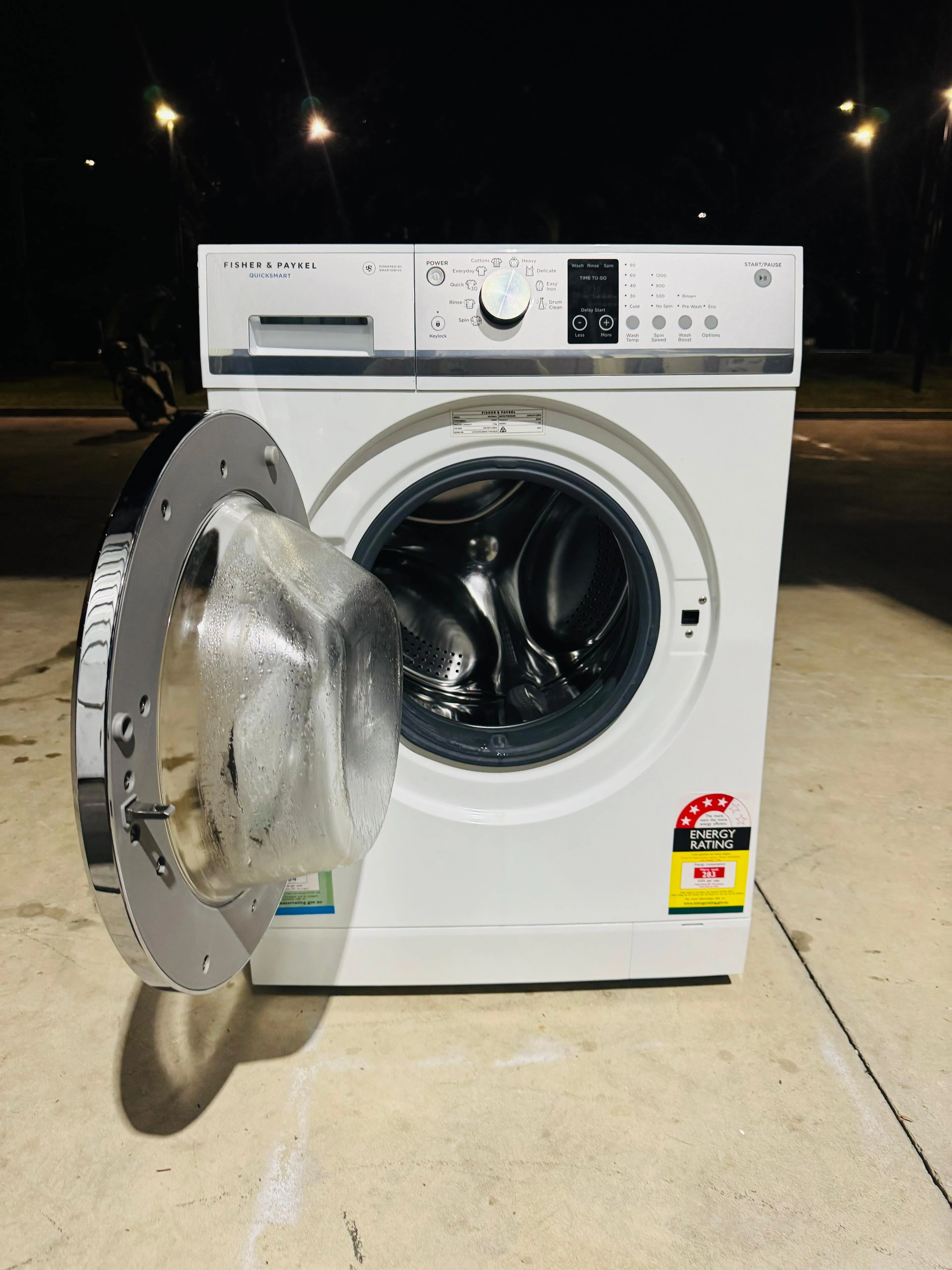 **FISHER & PAYKEL 7.5KGS FRONT LOADER WASHING MACHINE**