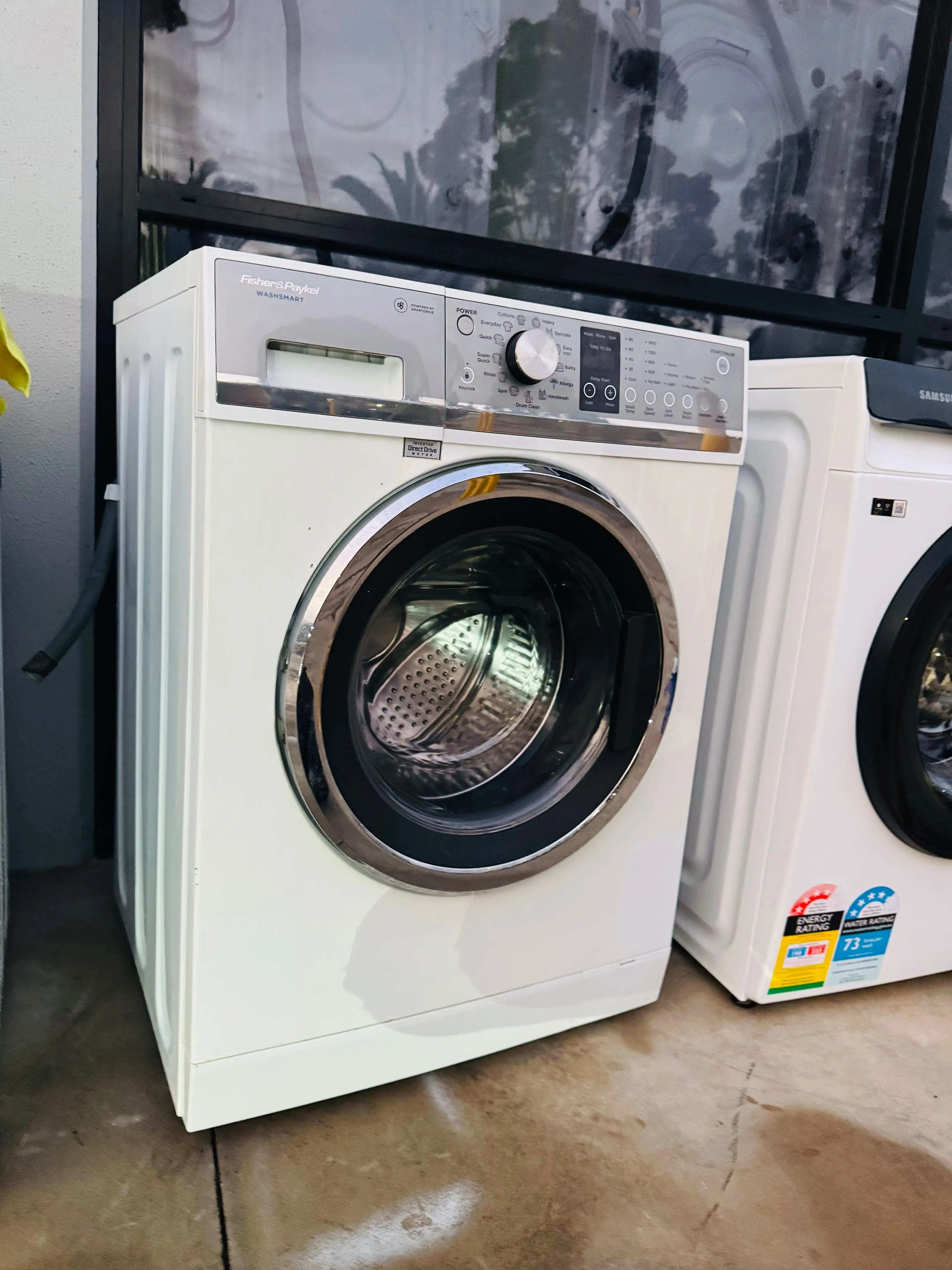 **FISHER & PAYKEL 7.5KGS FRONT LOADER WASHING MACHINE**