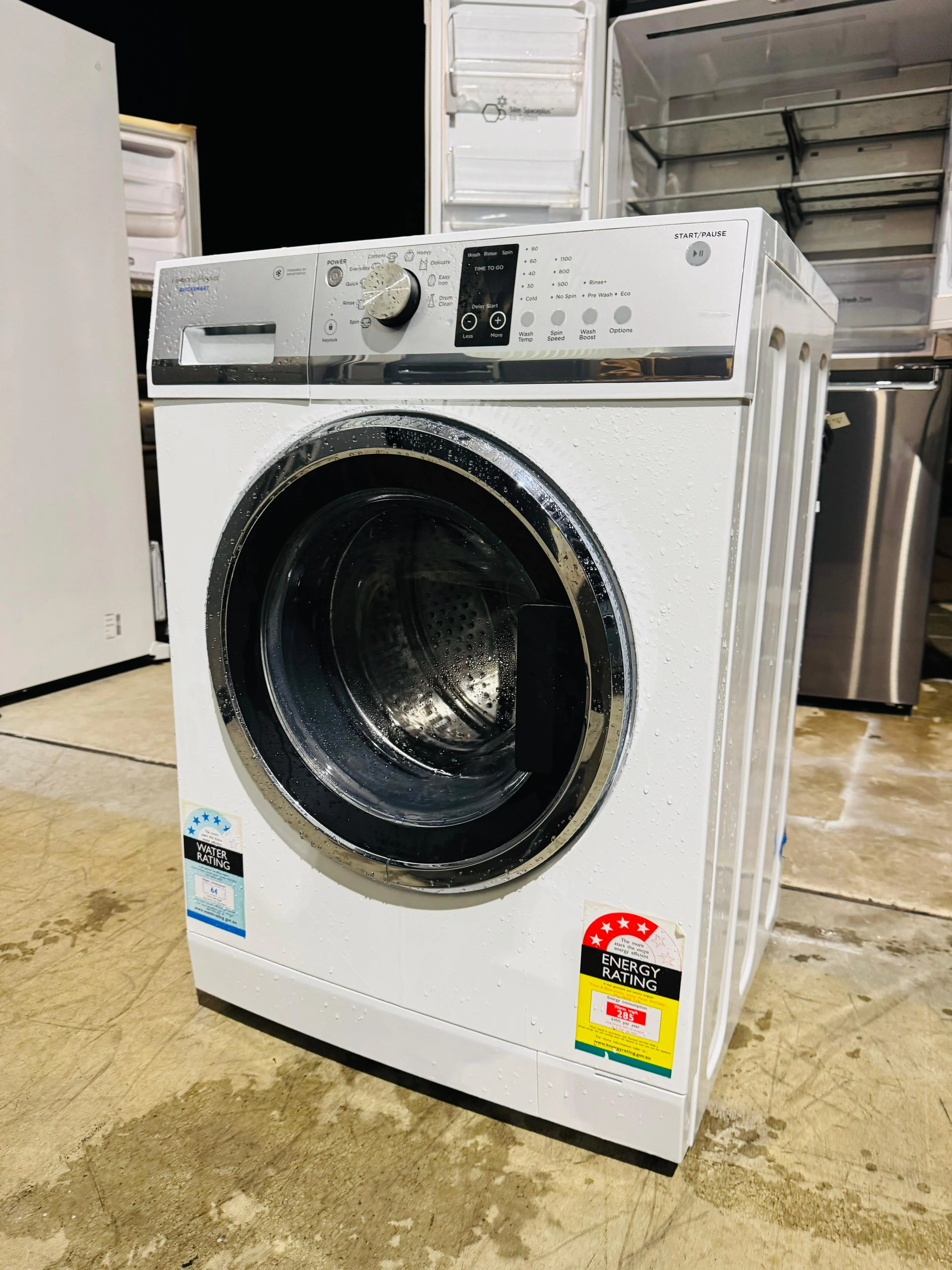**FISHER & PAYKEL 7.5KGS FRONT LOADER WASHING MACHINE**