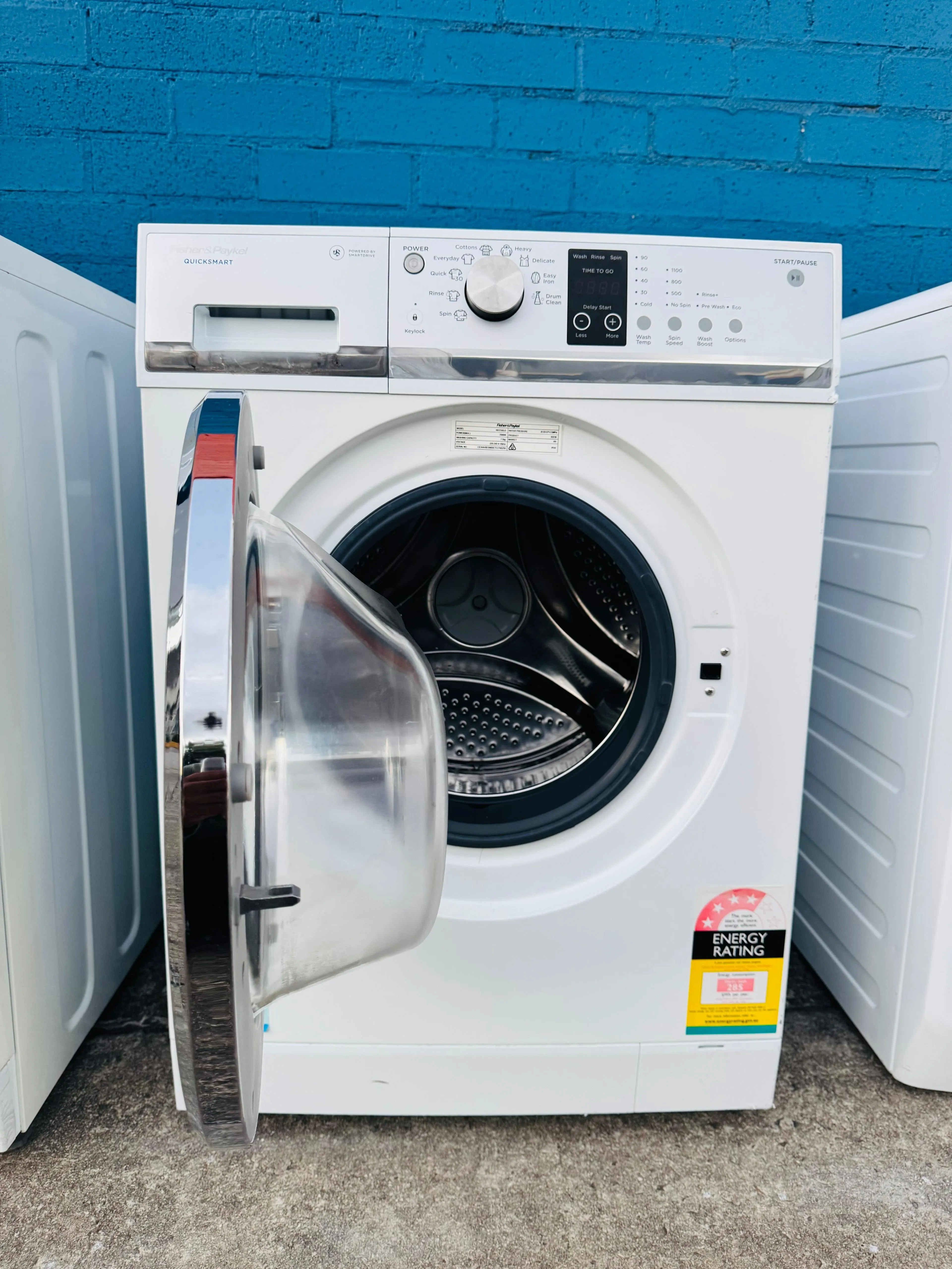 **FISHER & PAYKEL 7.5KGS FRONT LOADER WASHING MACHINE**