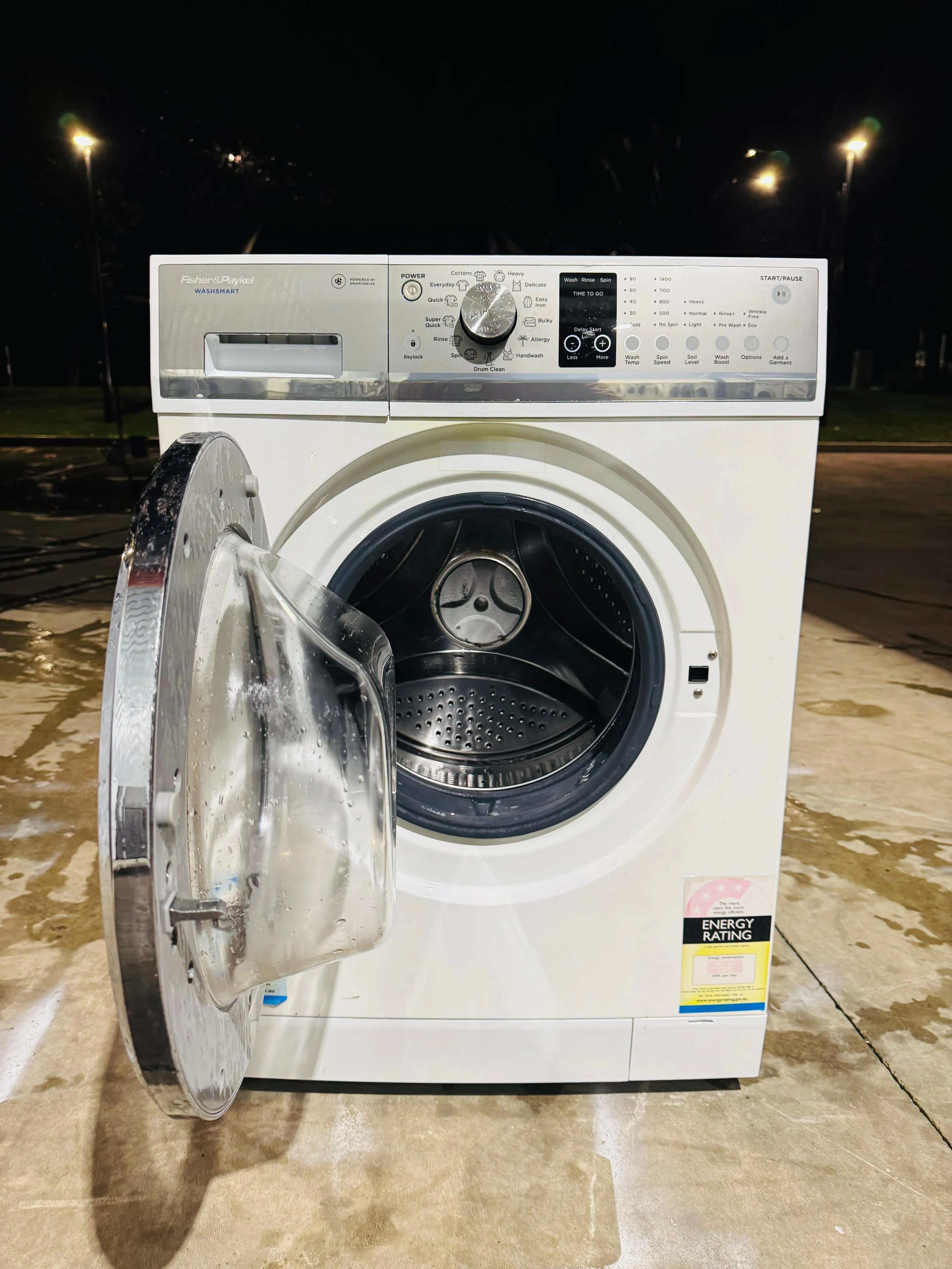 **FISHER & PAYKEL 7.5KGS FRONT LOADER WASHING MACHINE**