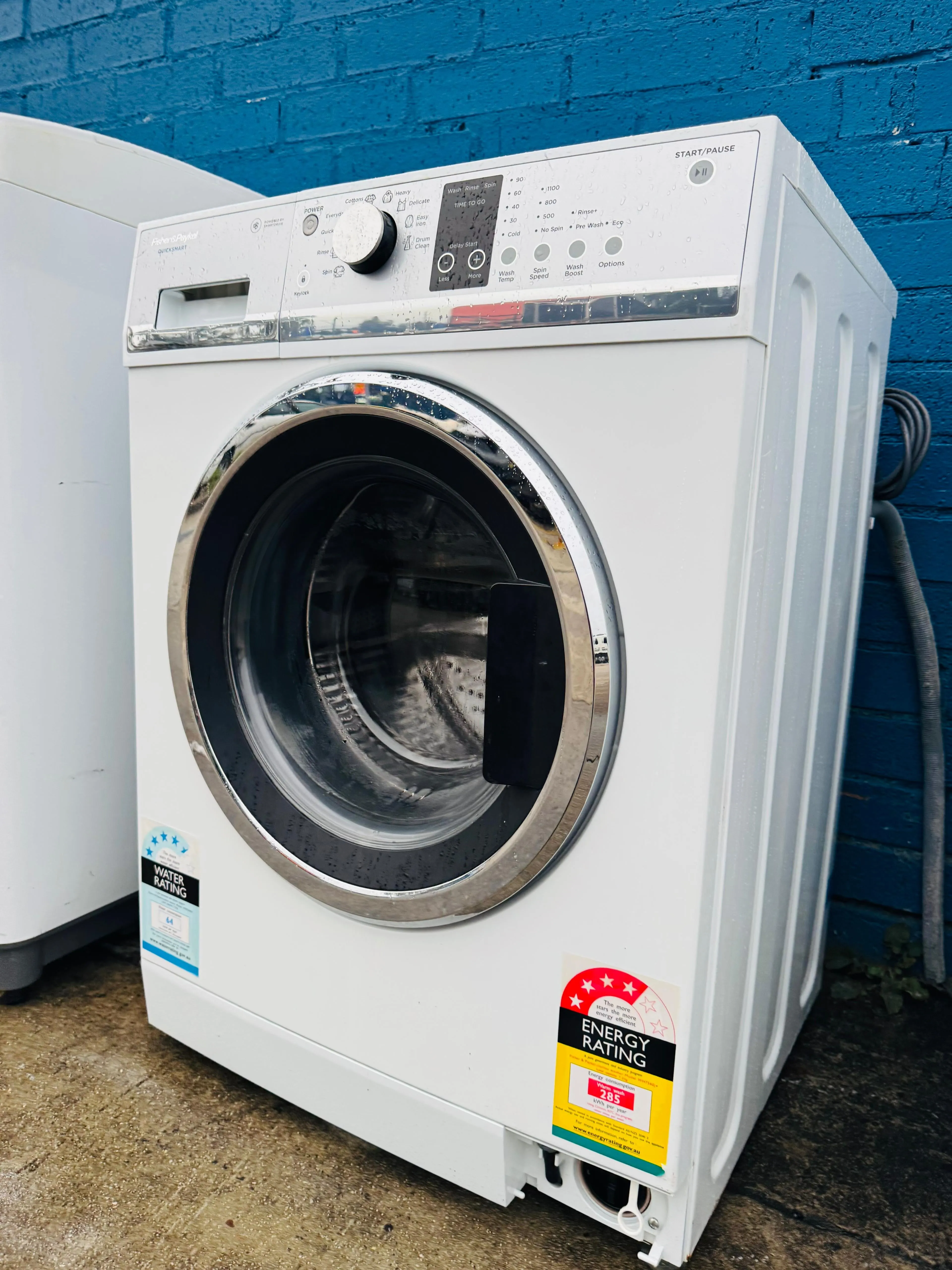 **FISHER & PAYKEL 7.5KGS FRONT LOADER WASHING MACHINE**