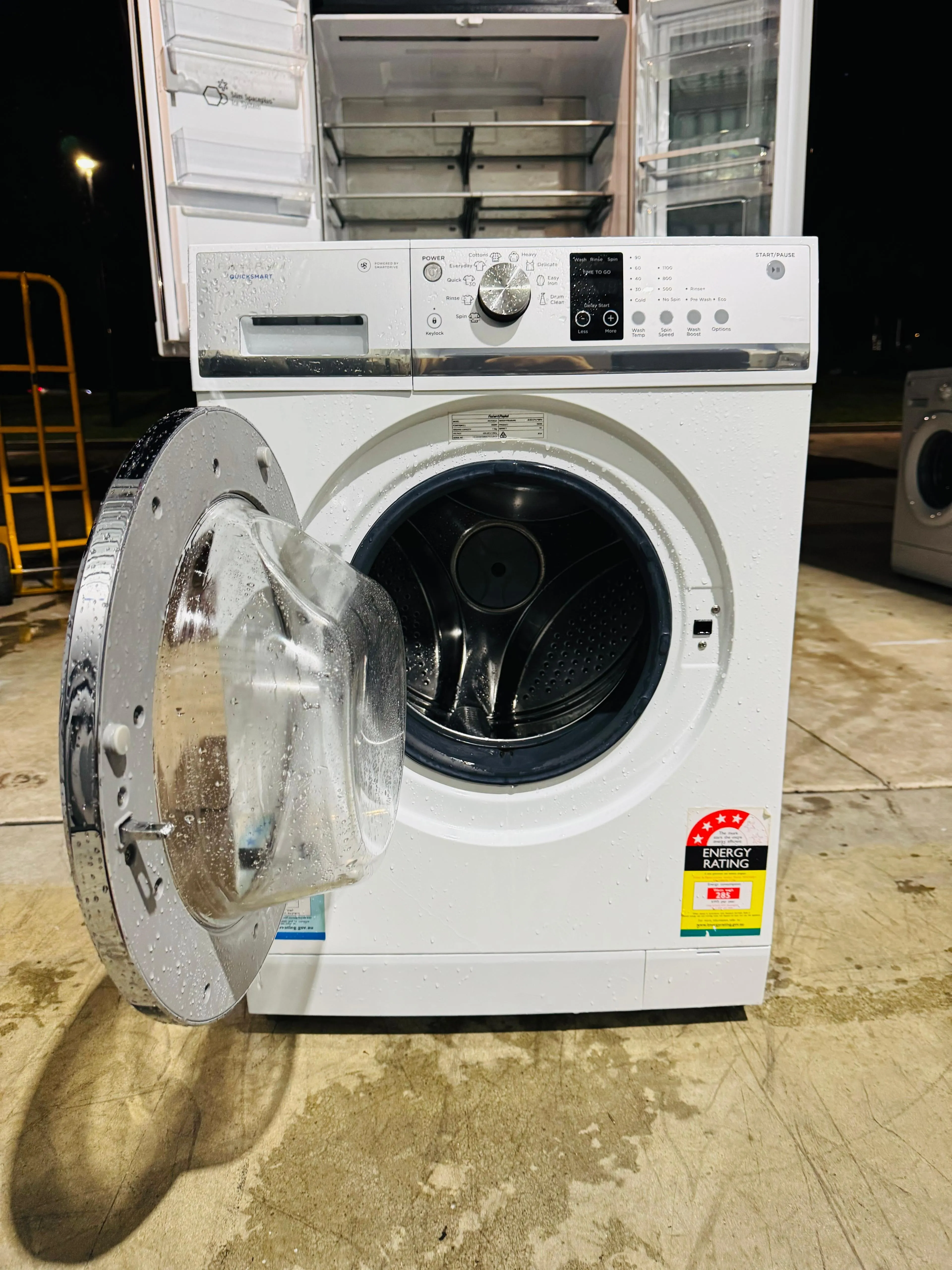 **FISHER & PAYKEL 7.5KGS FRONT LOADER WASHING MACHINE**