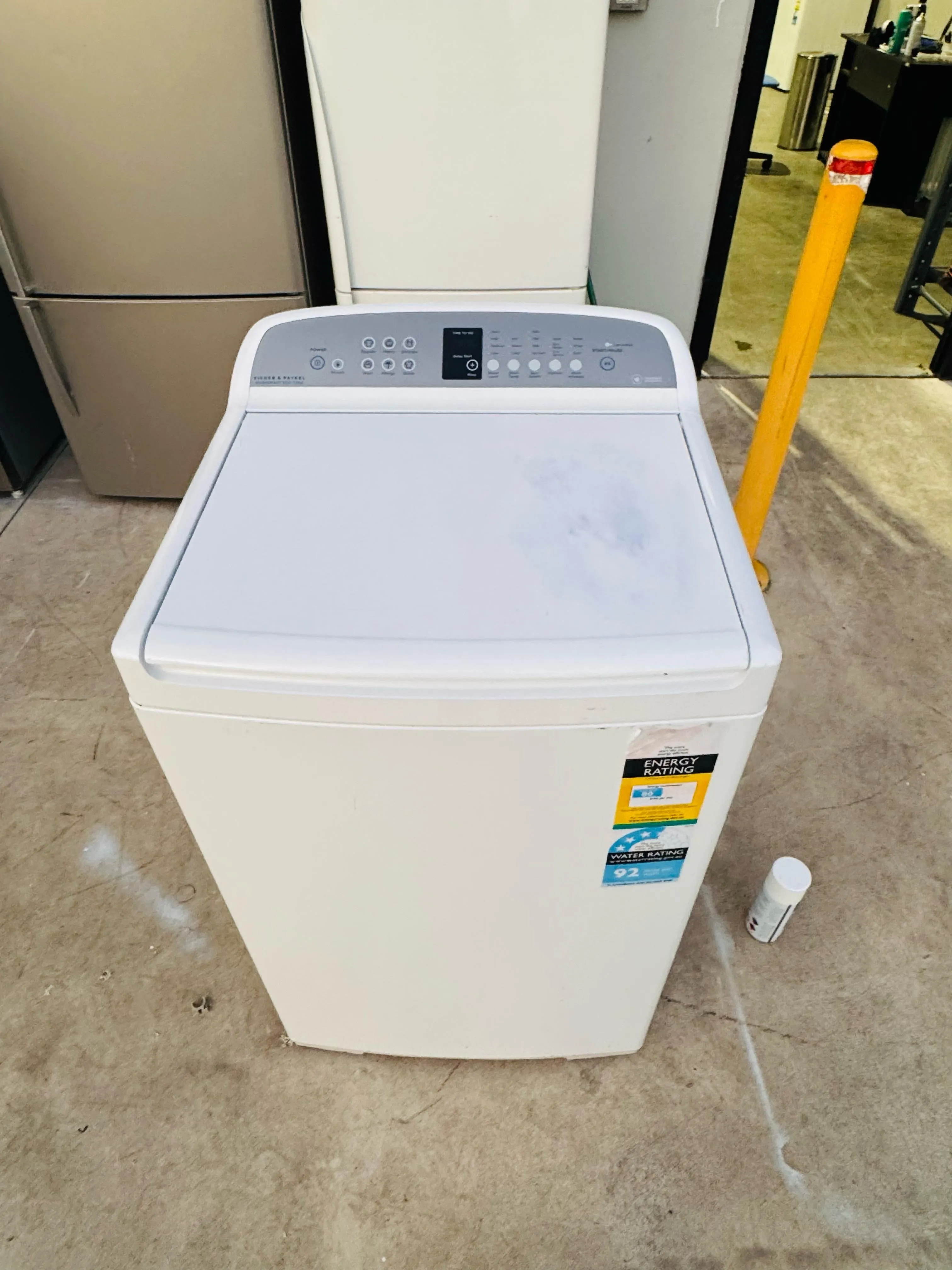 **FISHER & PAYKEL 7.5KGS TOP LOADER WASHING MACHINE**