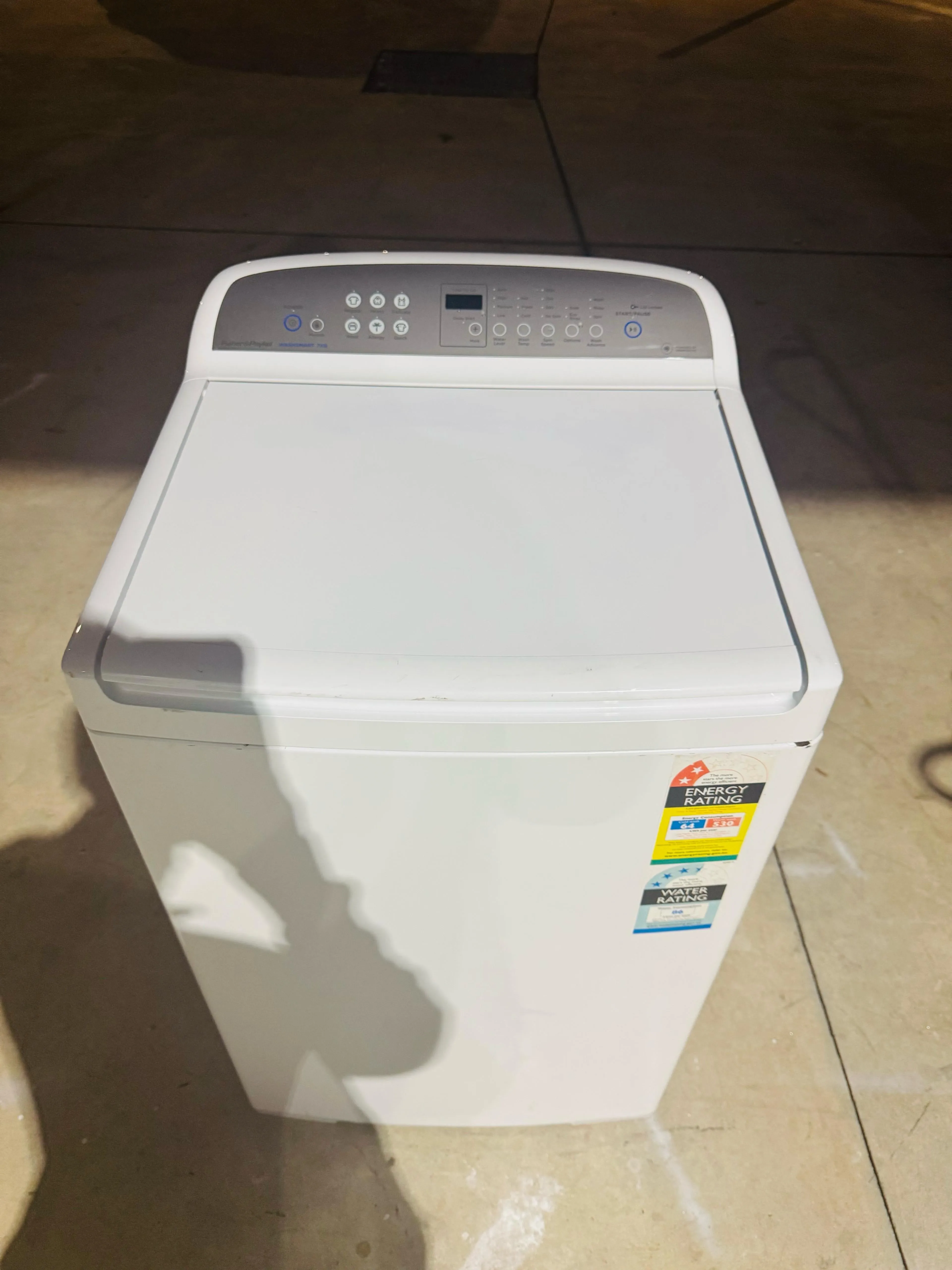 **FISHER & PAYKEL 7KGS TOP LOADER WASHING MACHINE**