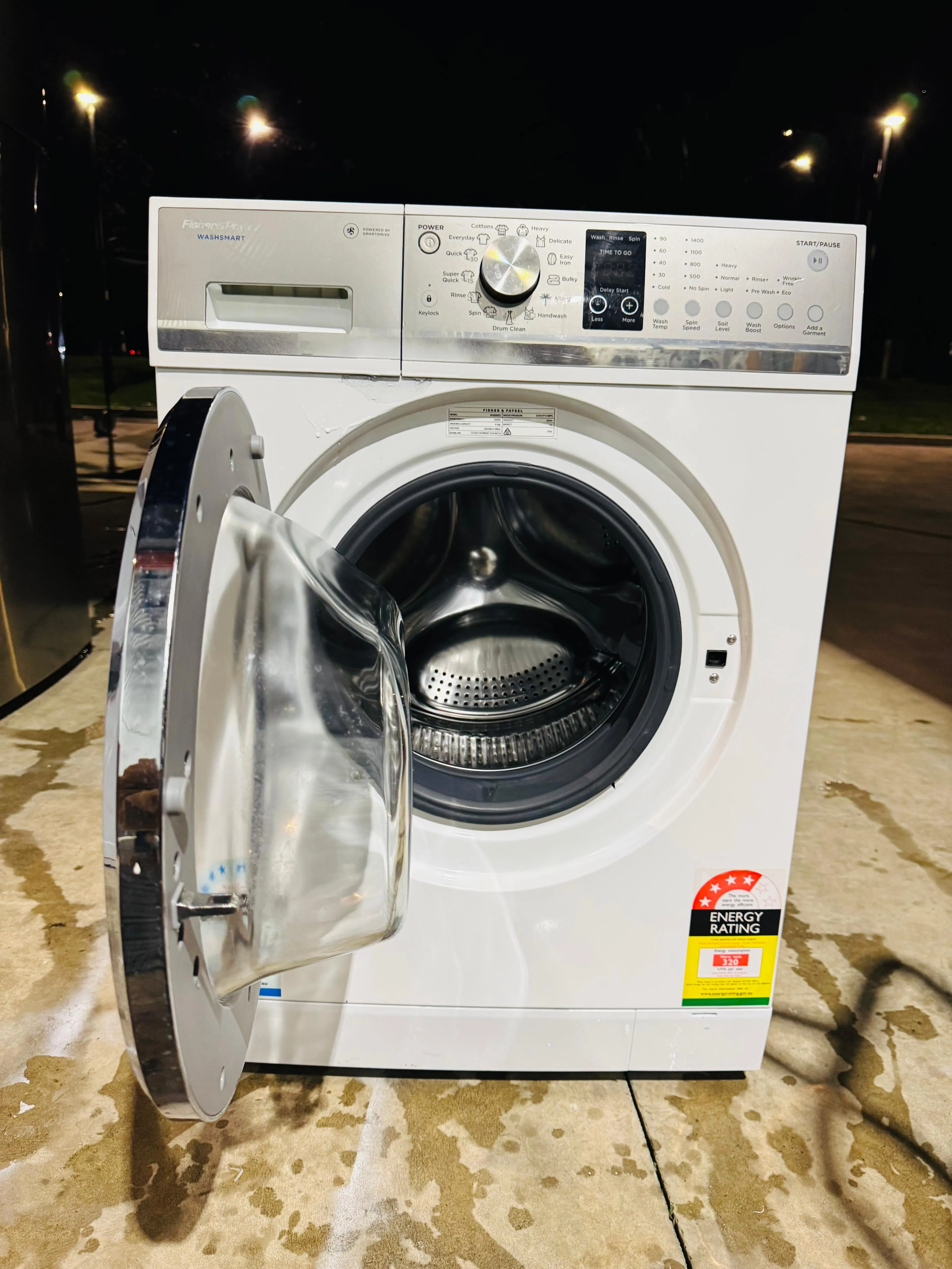 **FISHER & PAYKEL 8.5KGS FRONT LOADER WASHING MACHINE**