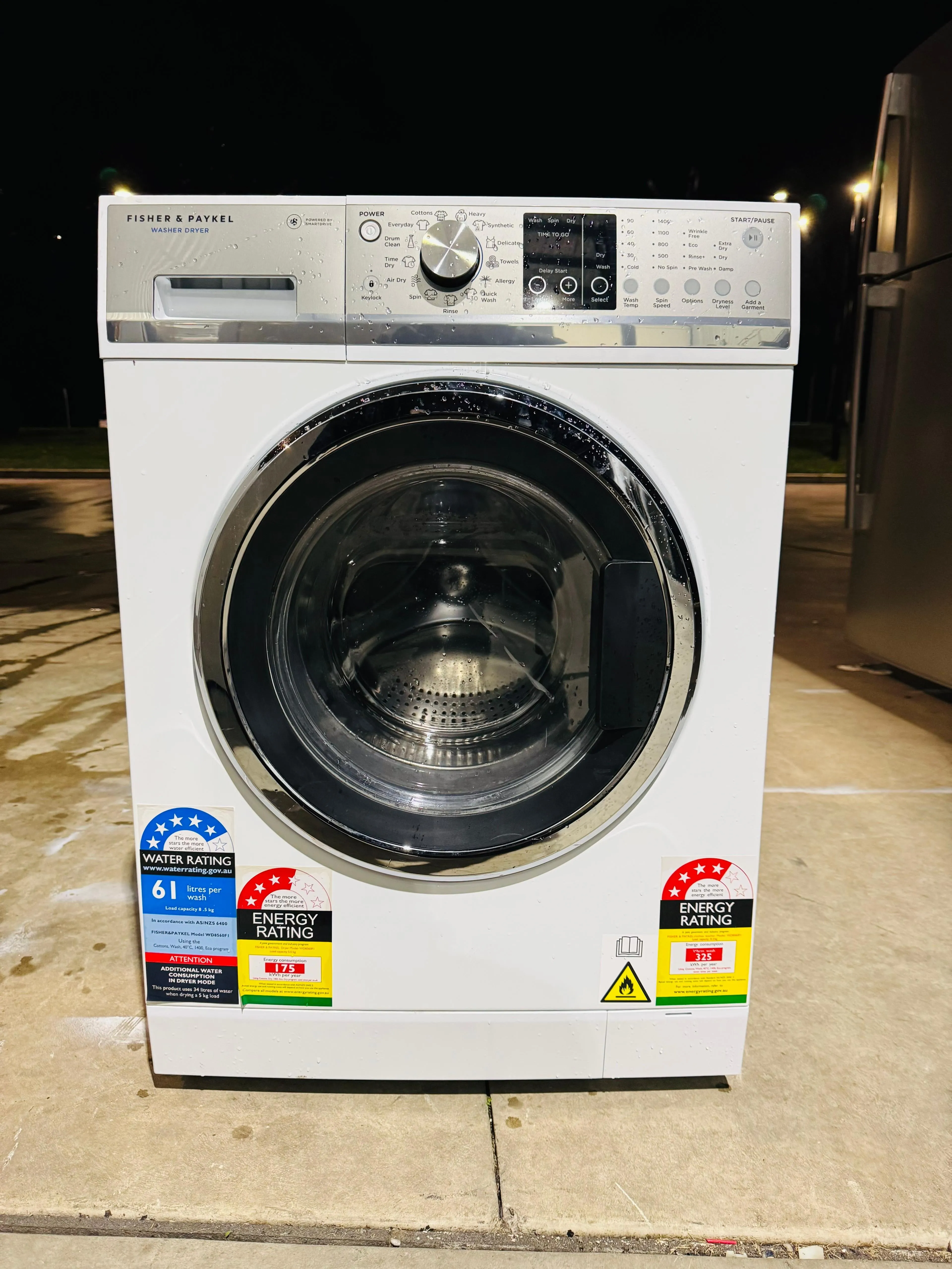 **FISHER & PAYKEL 8.5KGS FRONT LOADER WASHING MACHINE**
