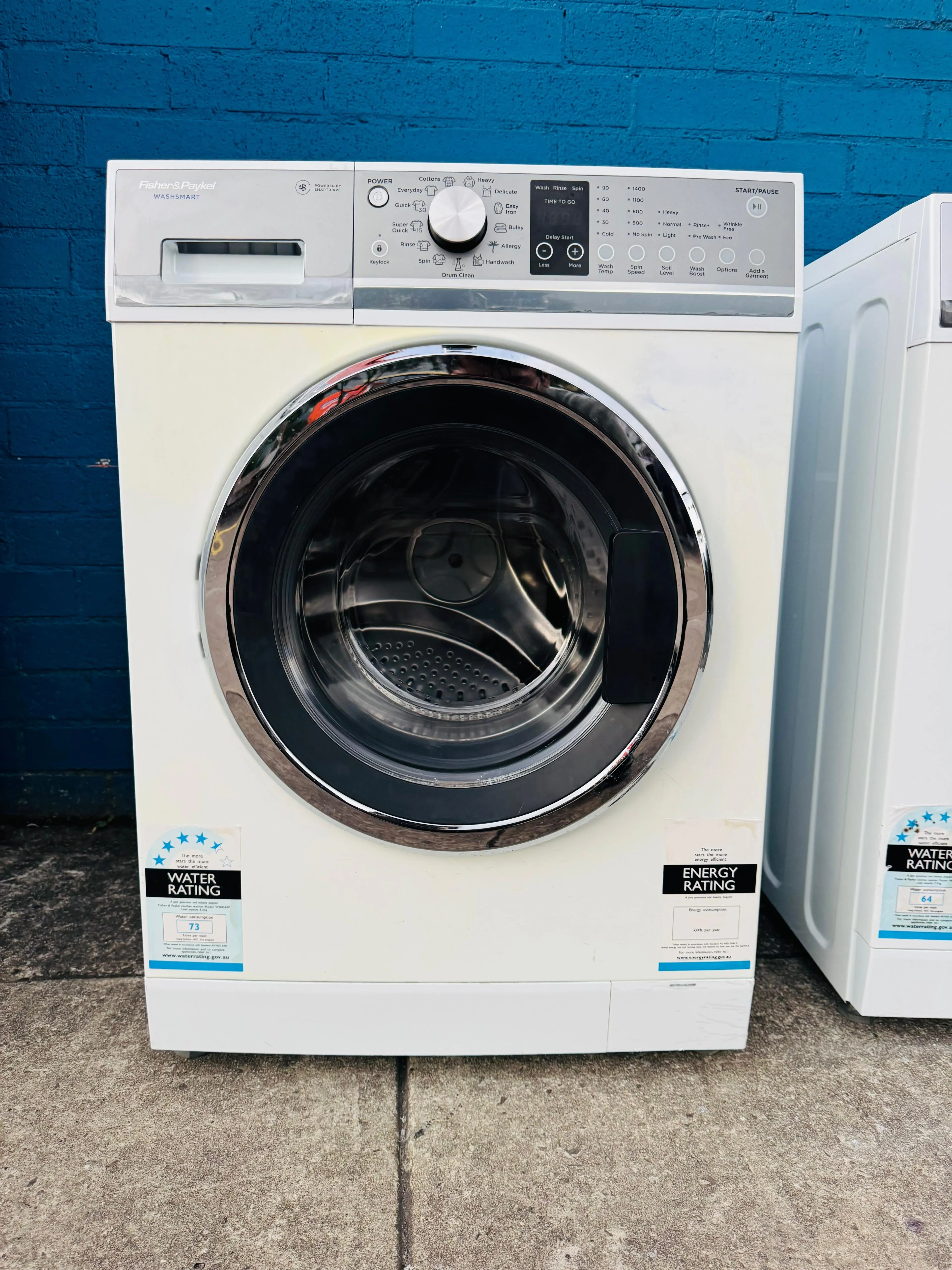 **FISHER & PAYKEL 8.5KGS FRONT LOADER WASHING MACHINE**