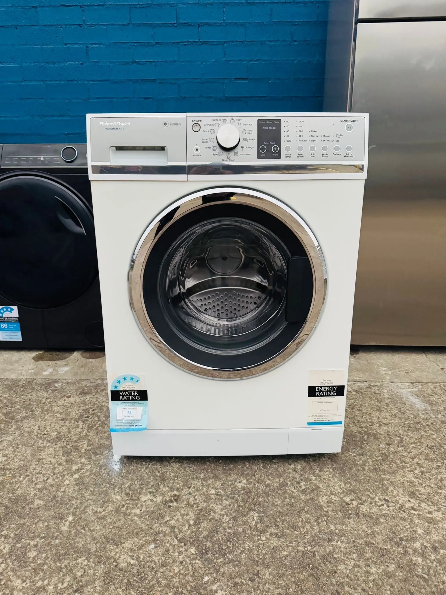 **FISHER & PAYKEL 8.5KGS FRONT LOADER WASHING MACHINE**