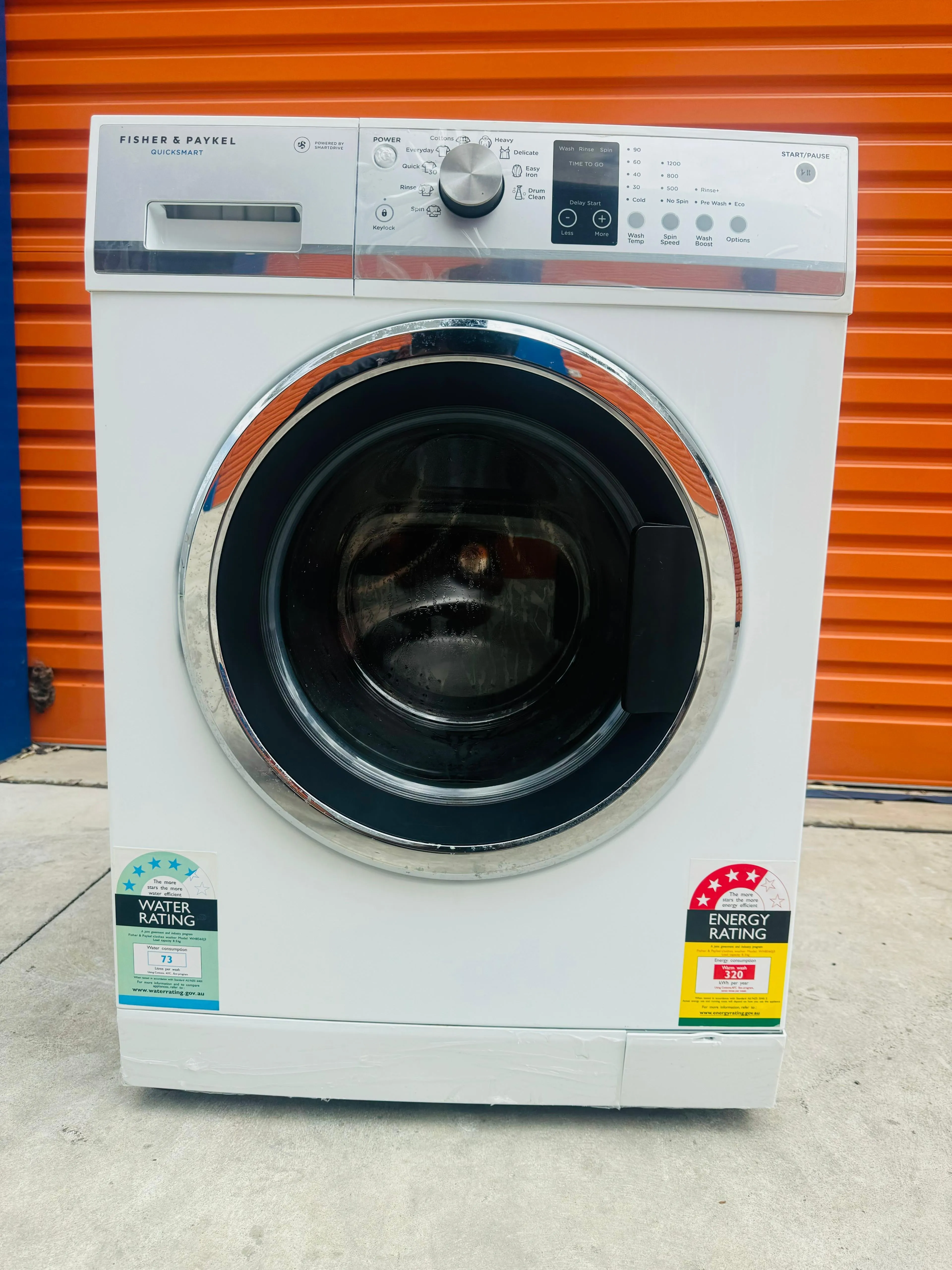 **FISHER & PAYKEL 8.5KGS FRONT LOADER WASHING MACHINE**