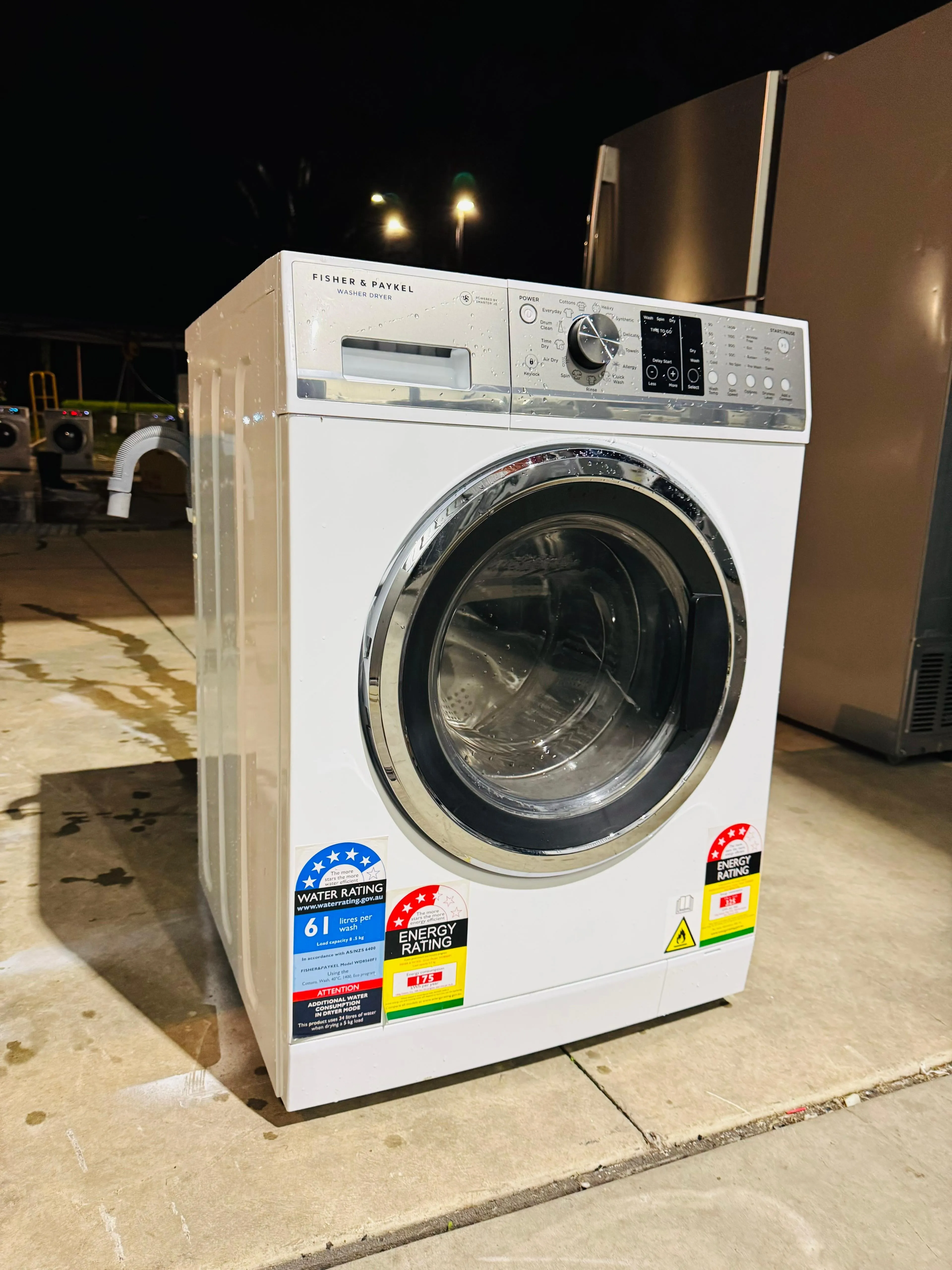 **FISHER & PAYKEL 8.5KGS FRONT LOADER WASHING MACHINE**