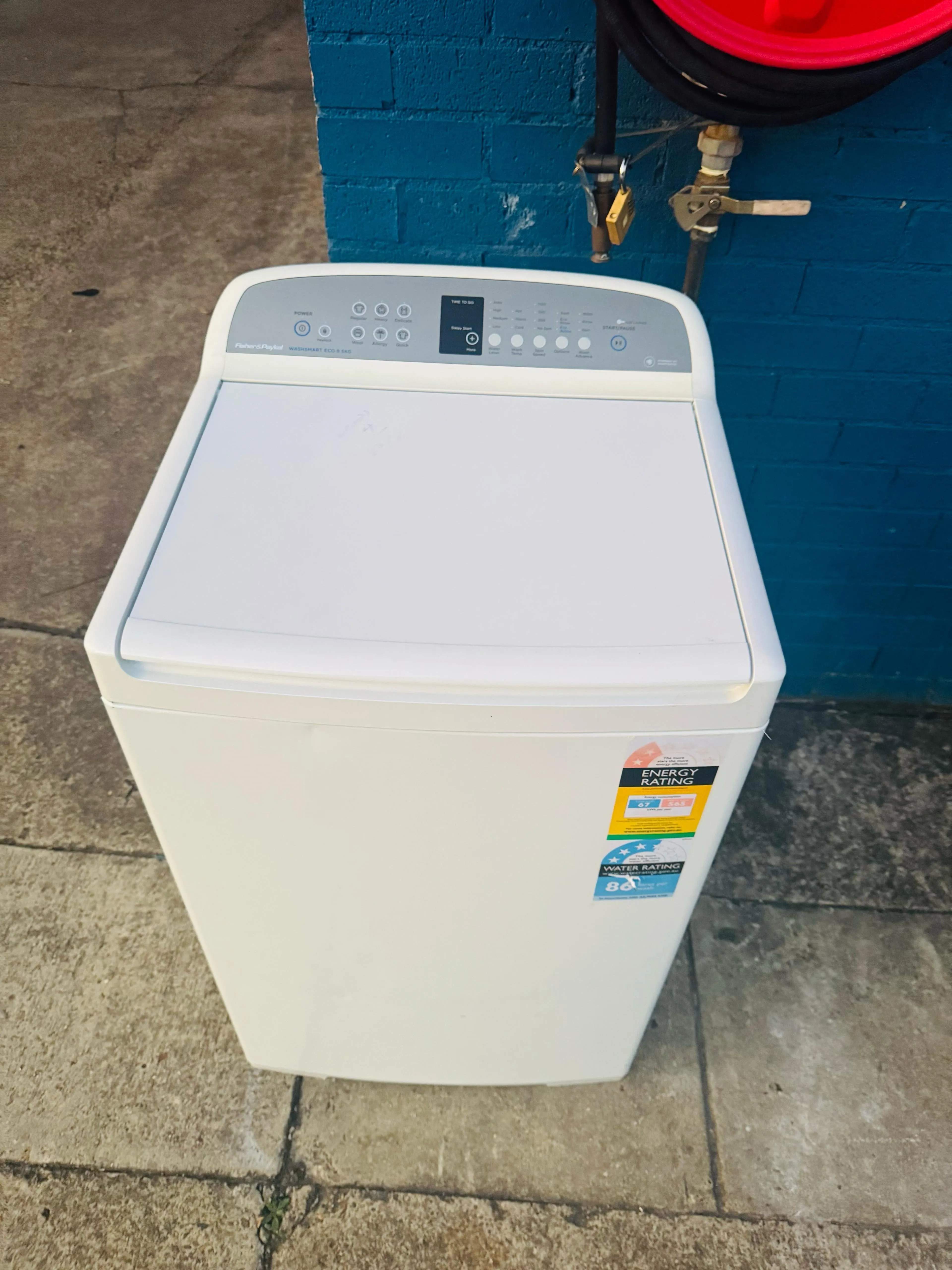 **FISHER & PAYKEL 8.5KGS FRONT LOADER WASHING MACHINE**