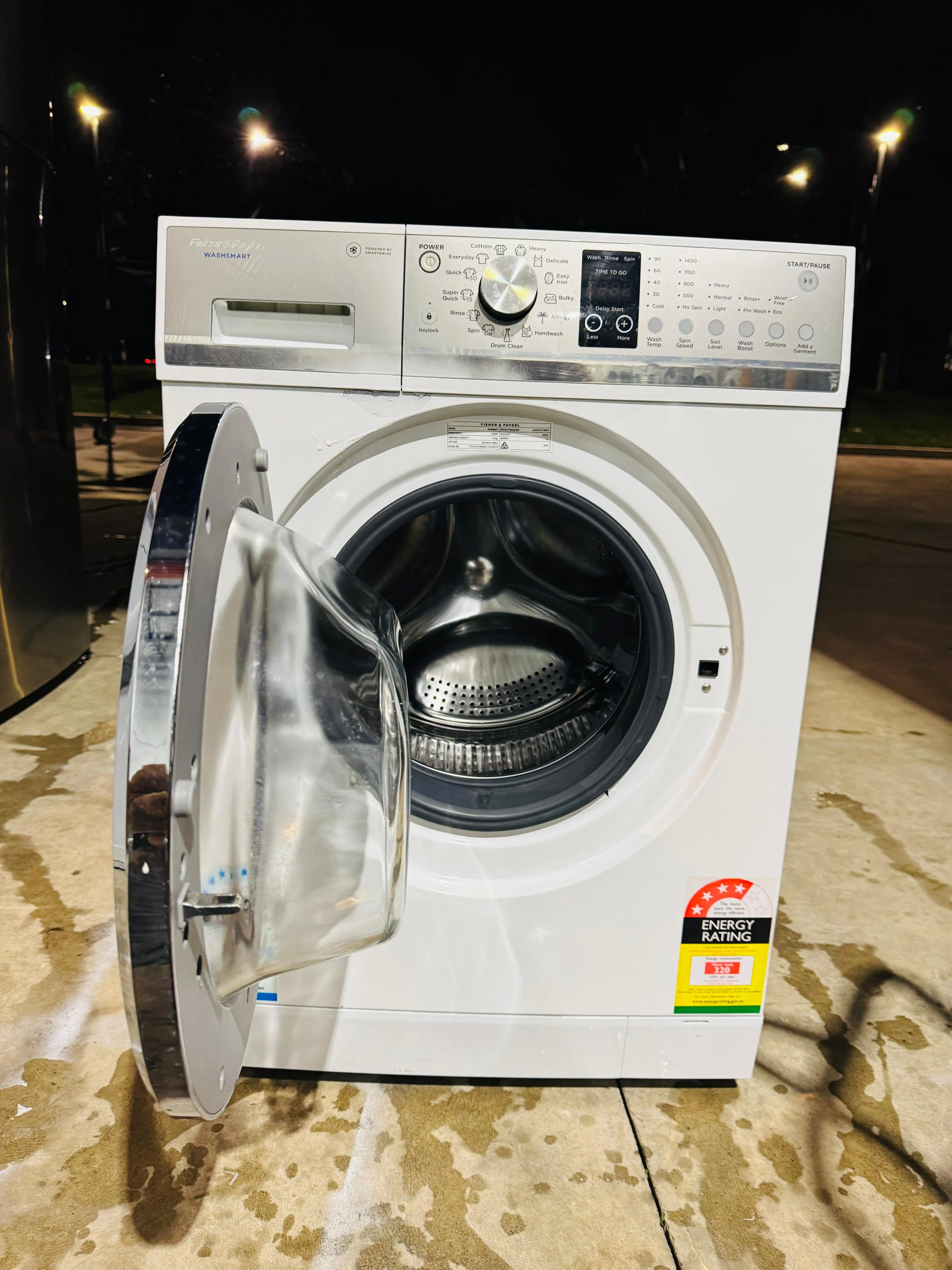 **FISHER & PAYKEL 8.5KGS FRONT LOADER WASHING MACHINE**