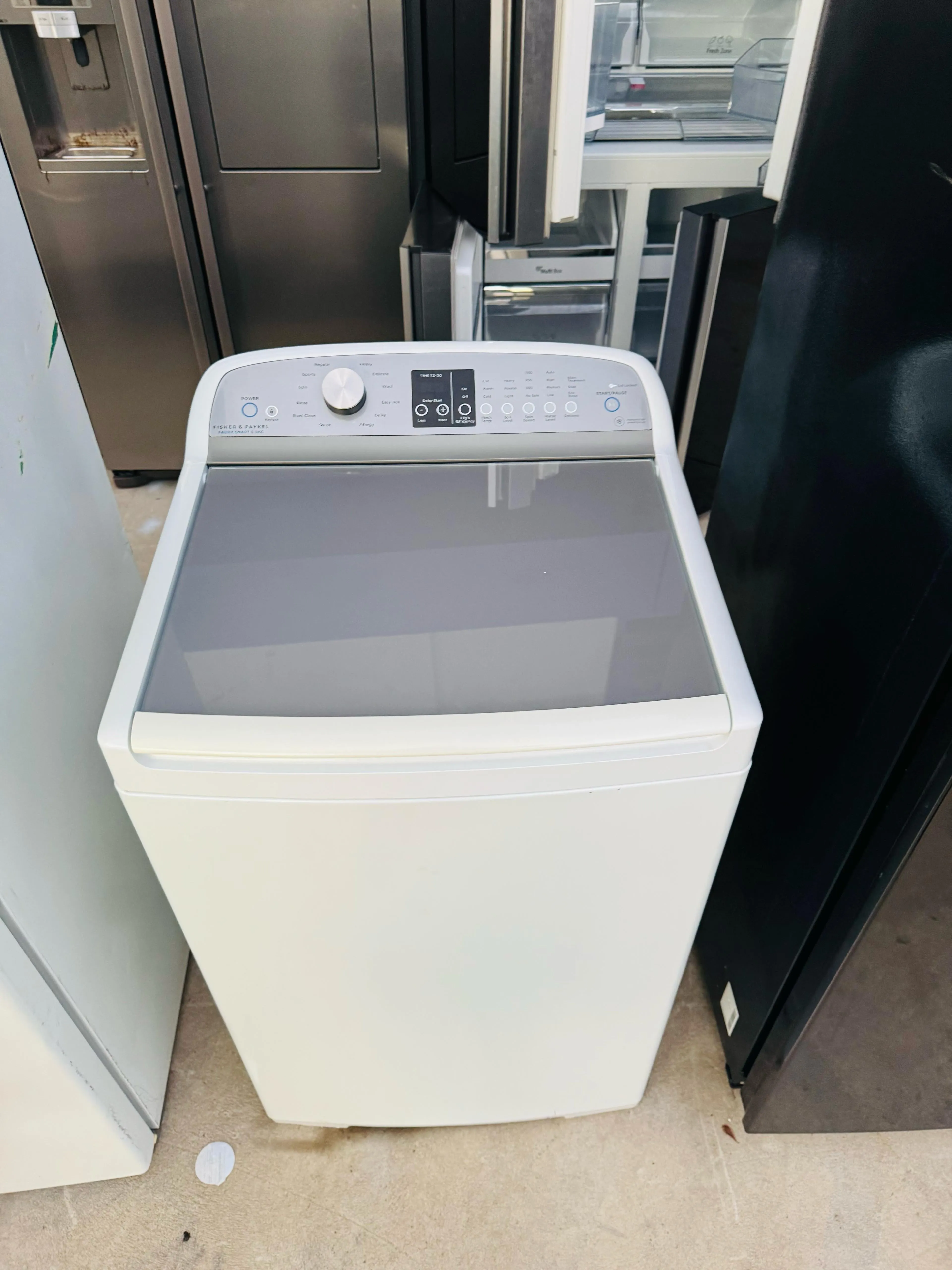 **FISHER & PAYKEL 8.5KGS TOP LOADER WASHING MACHINE**
