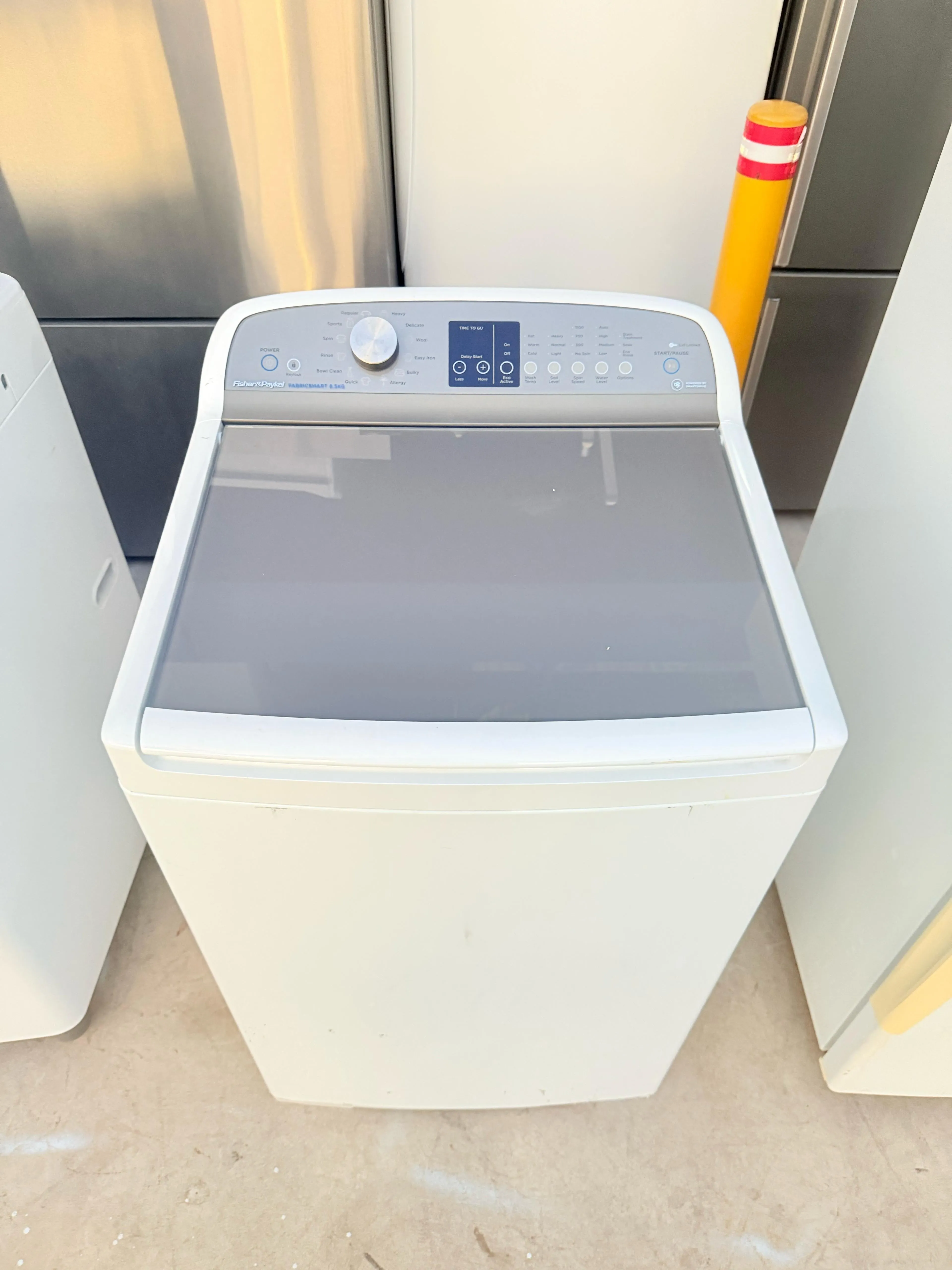 **FISHER & PAYKEL 8.5KGS TOP LOADER WASHING MACHINE**