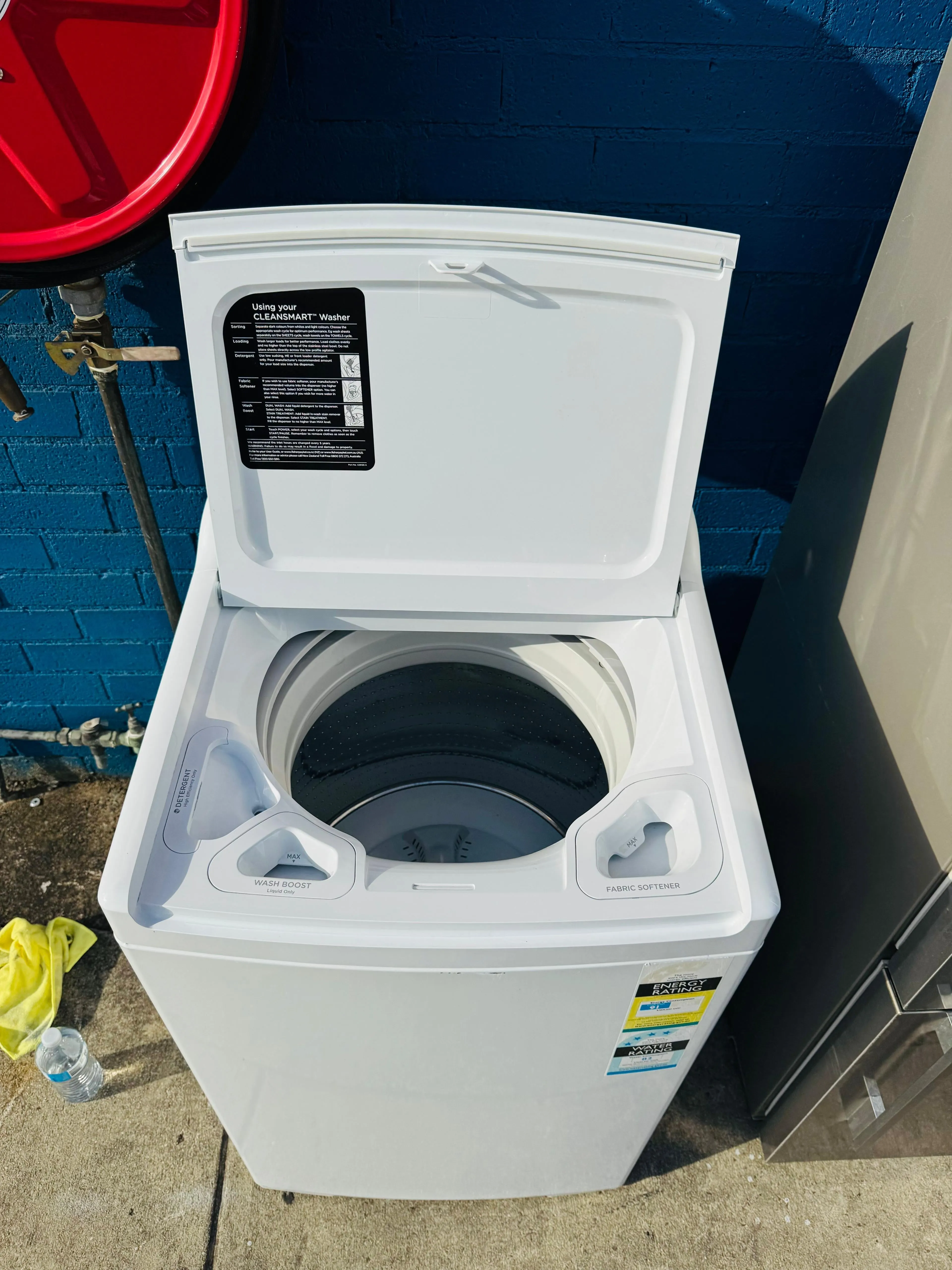**FISHER & PAYKEL 8KGS TOP LOADER WASHING MACHINE**
