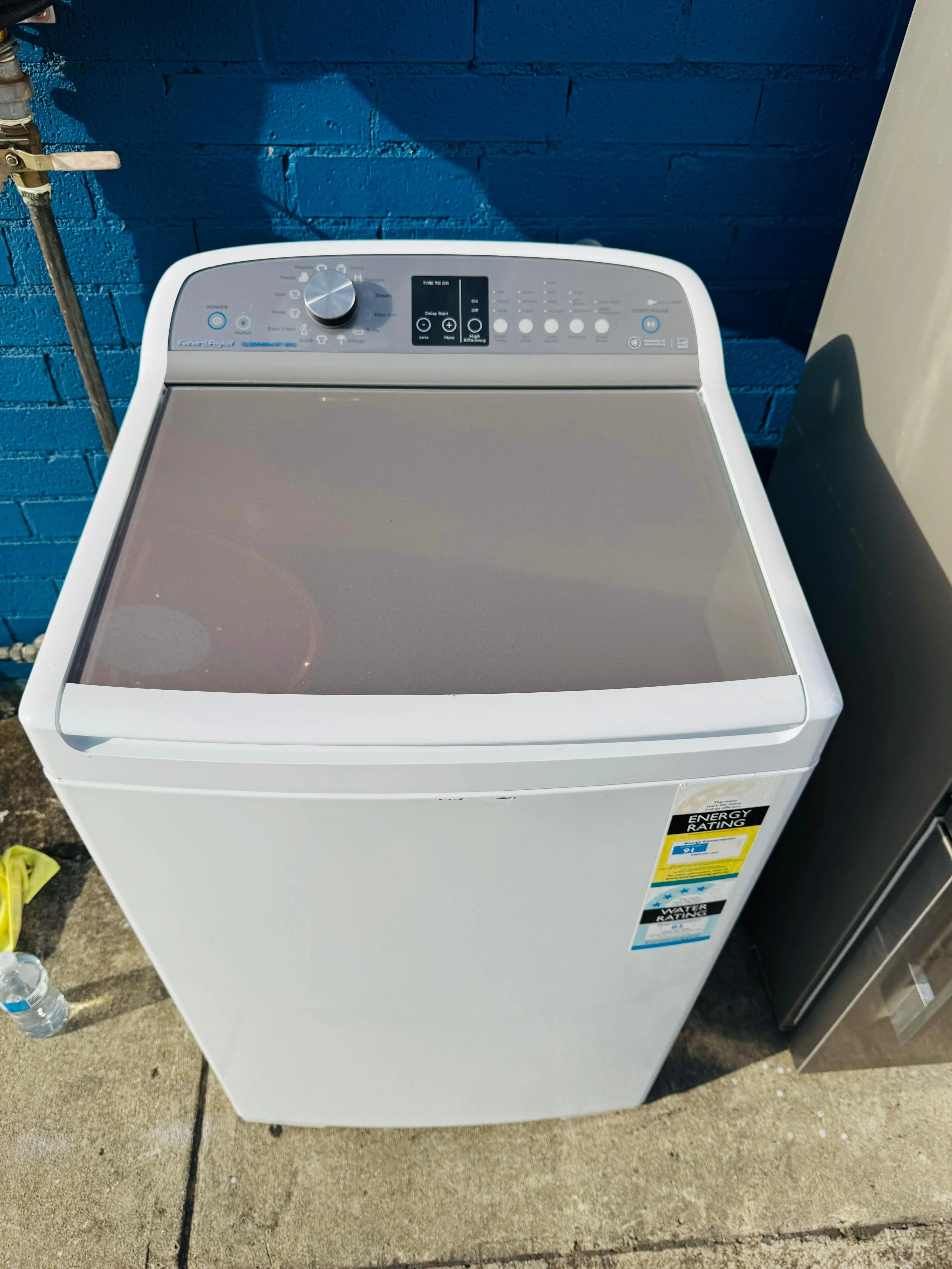 **FISHER & PAYKEL 8KGS TOP LOADER WASHING MACHINE**