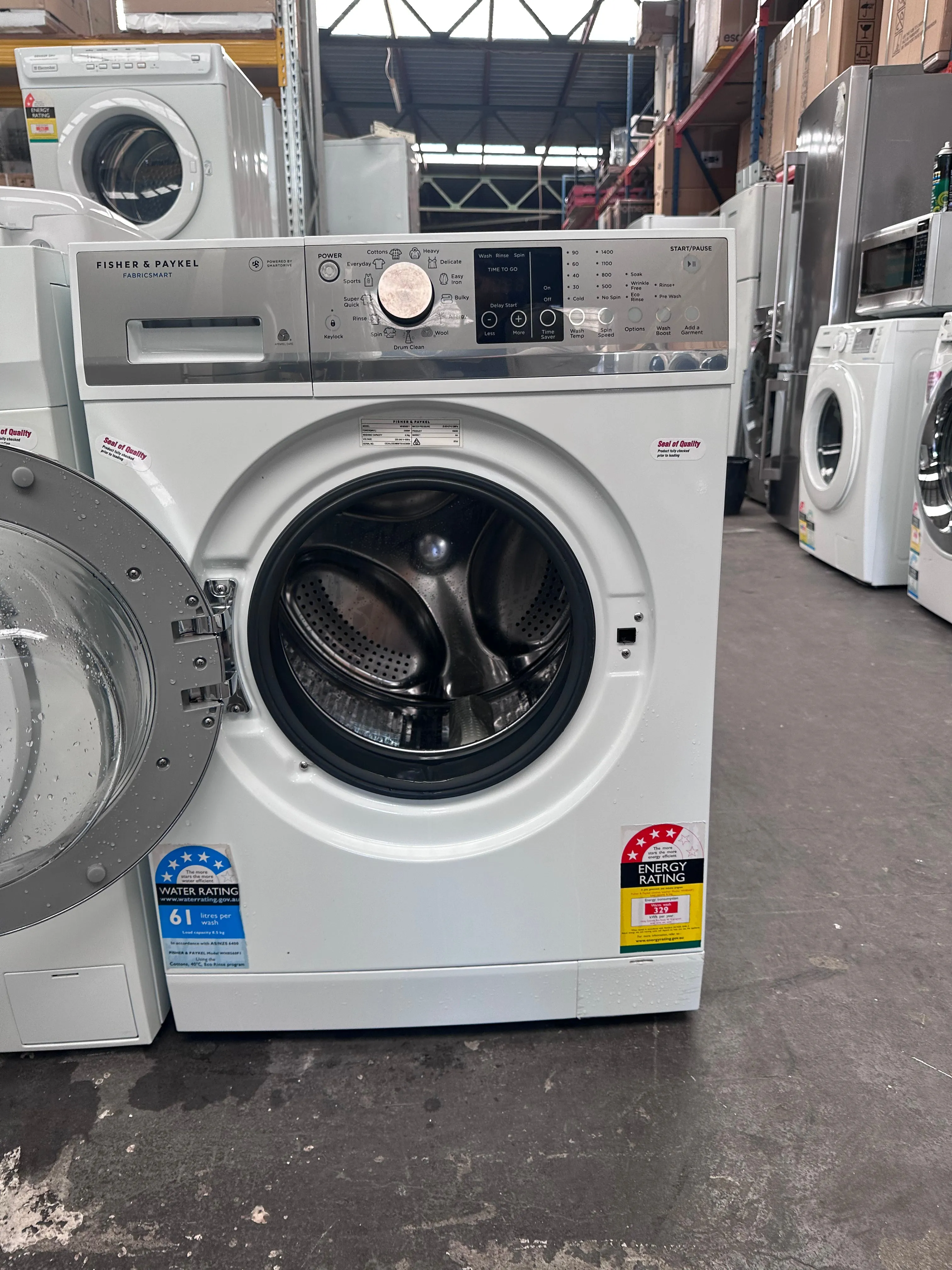 Fisher & Paykel FabricSmart 8.5kg Front Loader [Refurbished]