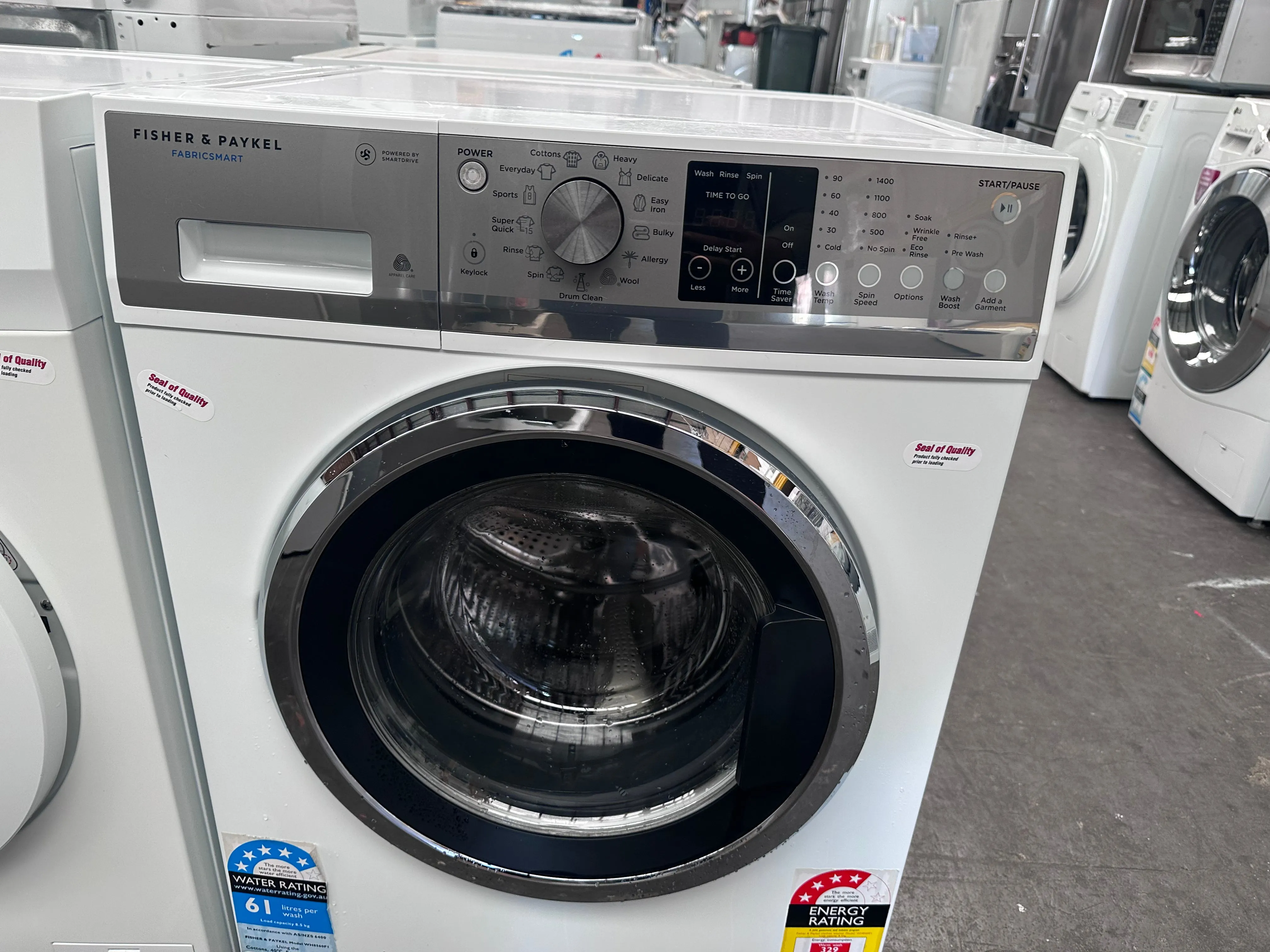 Fisher & Paykel FabricSmart 8.5kg Front Loader [Refurbished]