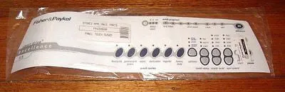 Fisher & Paykel GW508, GW509 Front Panel Decal - Part # FP479523