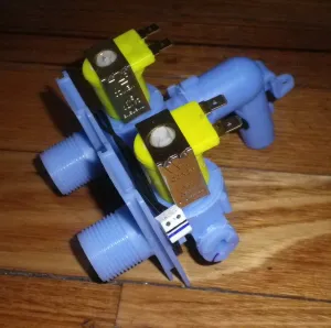 Fisher & Paykel GW512, GW612, GW712 24Volt Dual Blue Inlet Valve - Part # FP090