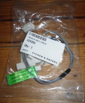 Fisher & Paykel GW512, GW612, GW712 Inlet Valve Connector Lead - Part # FP424355