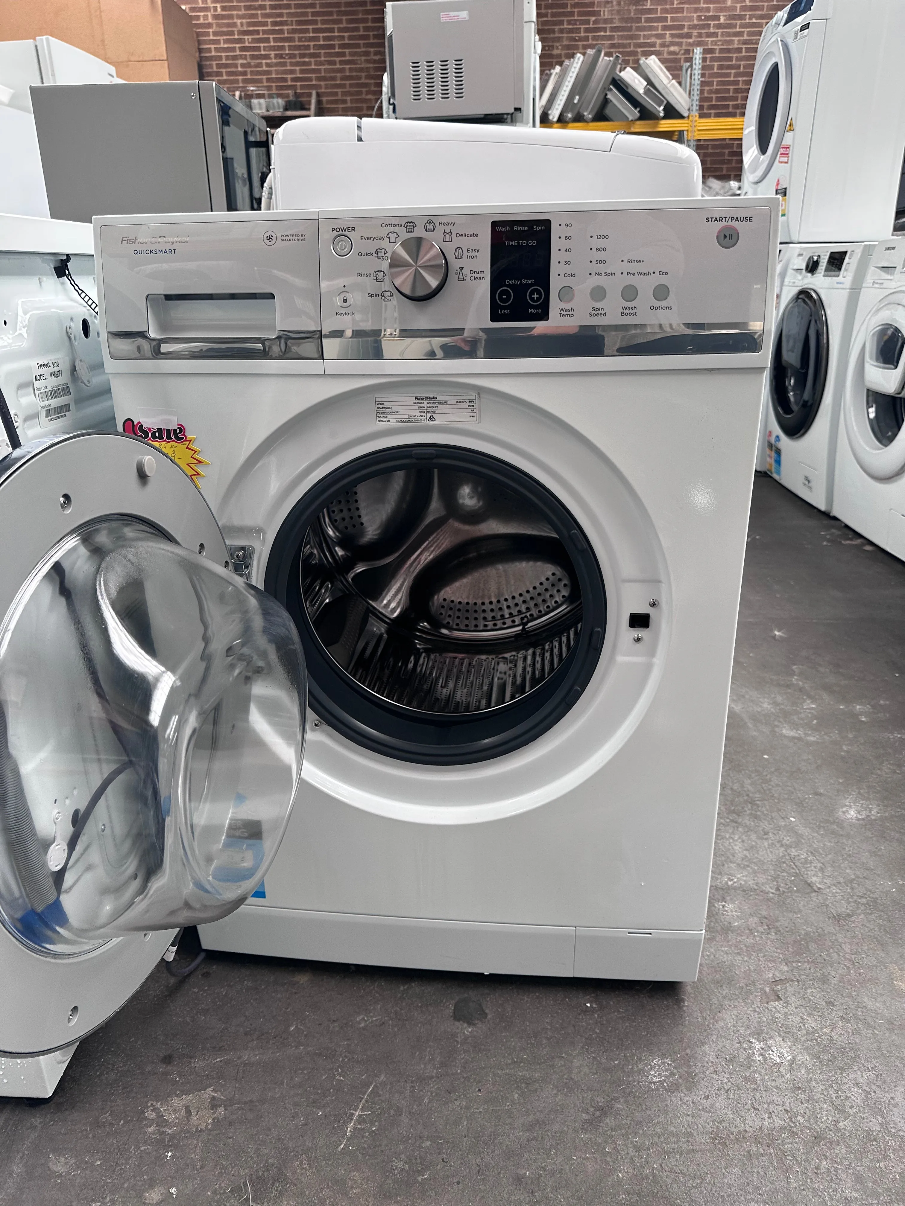 Fisher & Paykel QuickSmart 8.5 kg Front Loader [Refurbished]