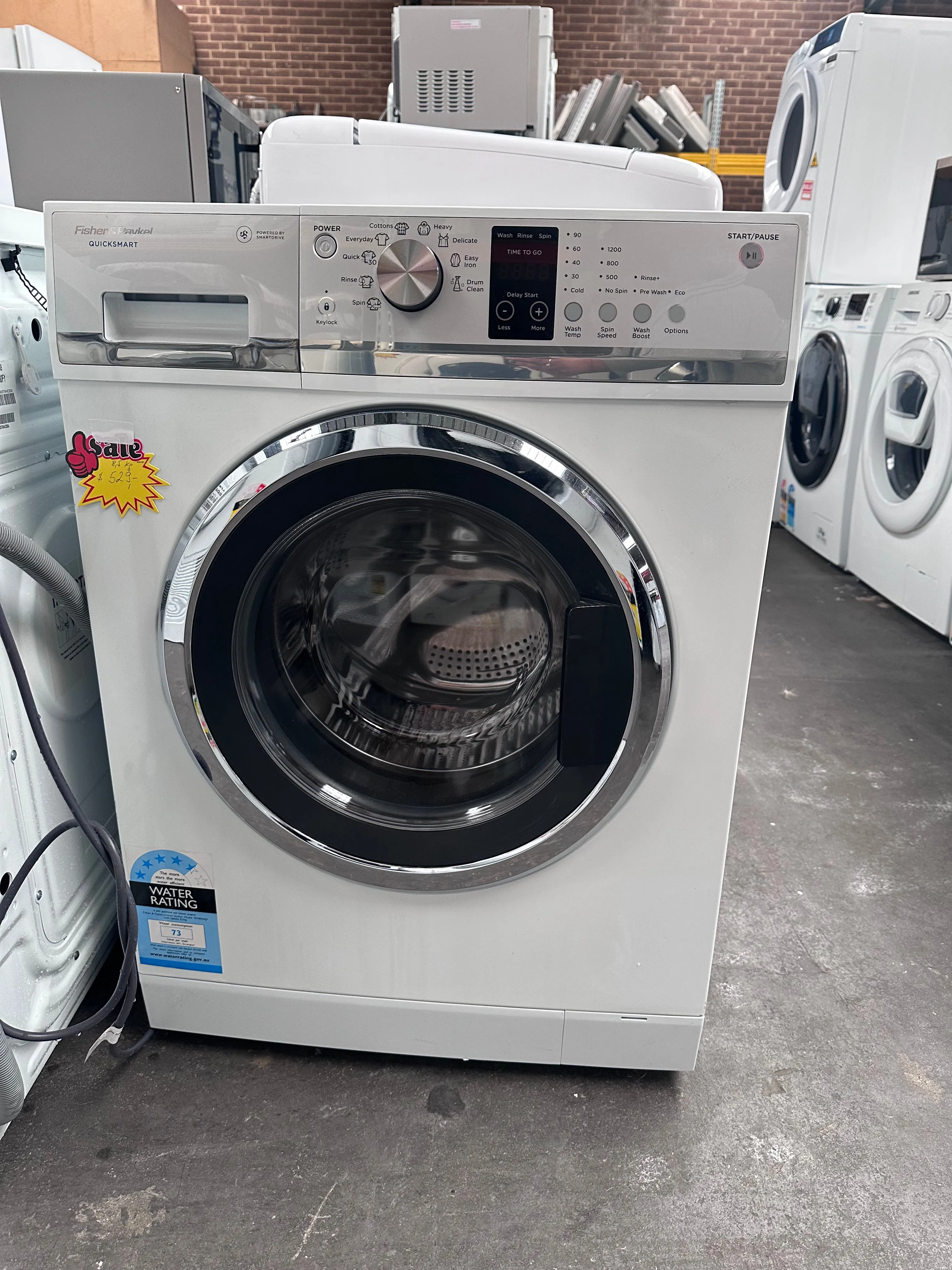 Fisher & Paykel QuickSmart 8.5 kg Front Loader [Refurbished]