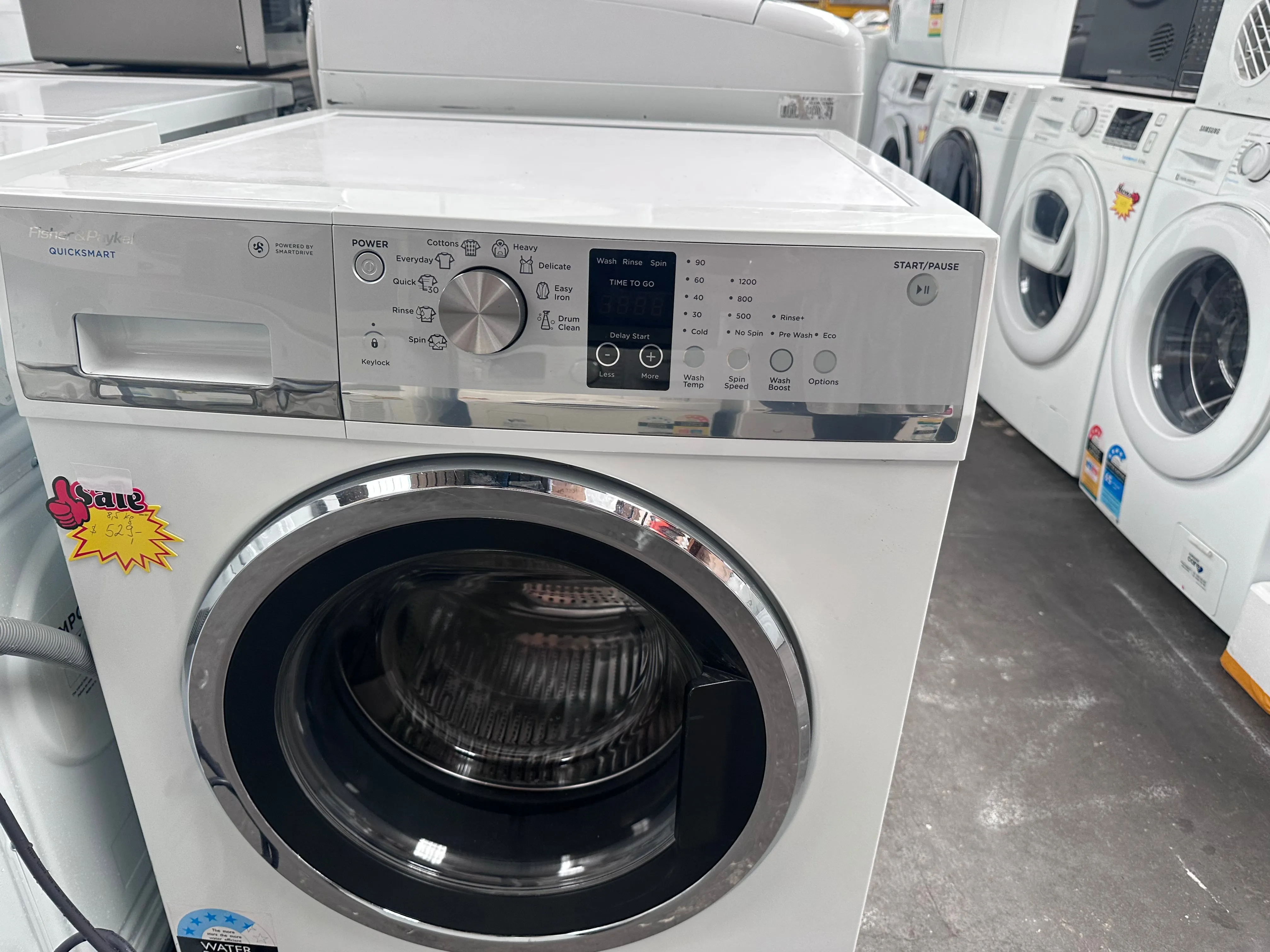 Fisher & Paykel QuickSmart 8.5 kg Front Loader [Refurbished]