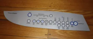 Fisher & Paykel WA55T56GW1, WA65T60GW1, WA75T65GW1 Front Panel Decal # FP421375