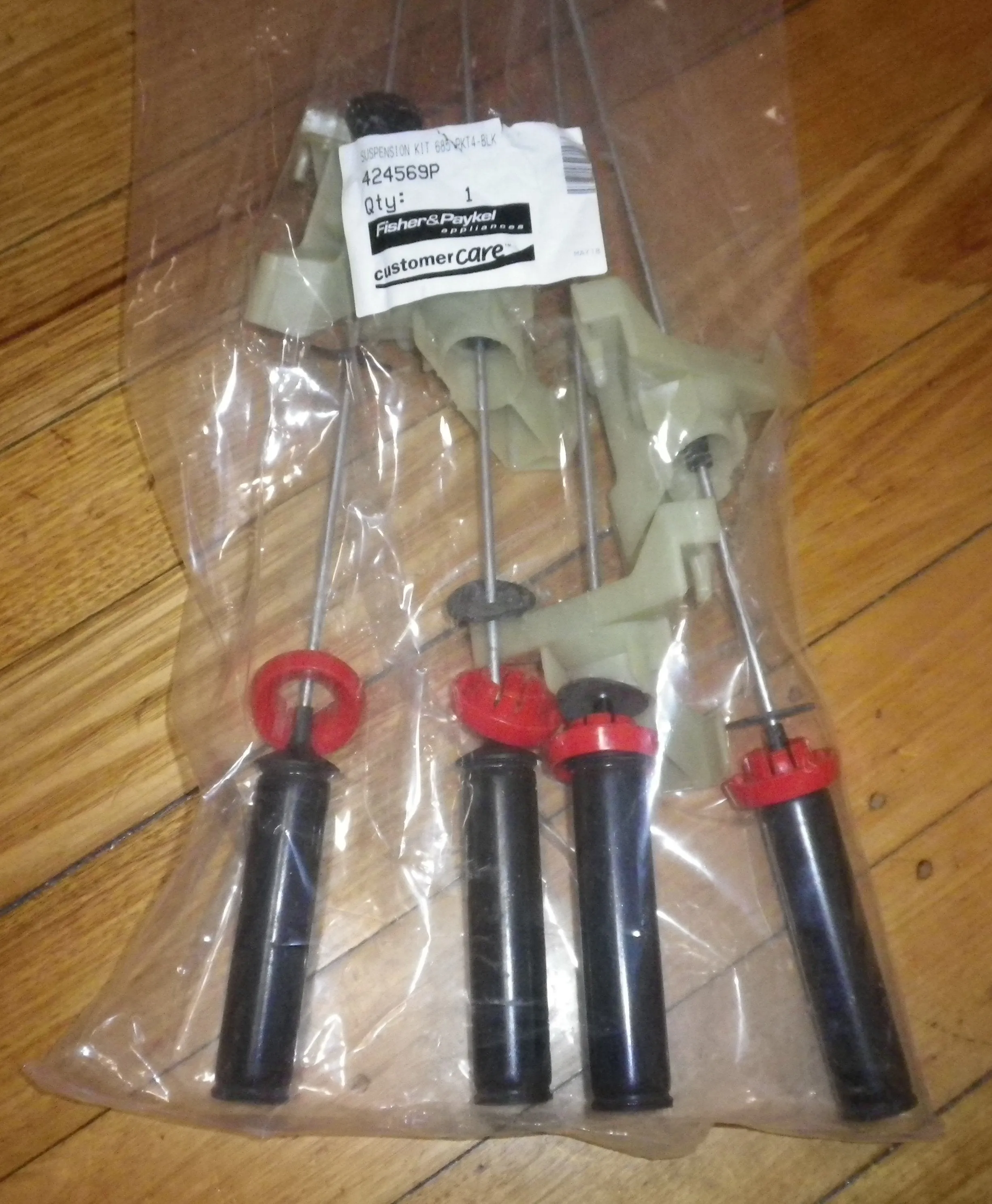 Fisher & Paykel Washing Machine Bowl Suspension Strut Kit - Part # FP424569P