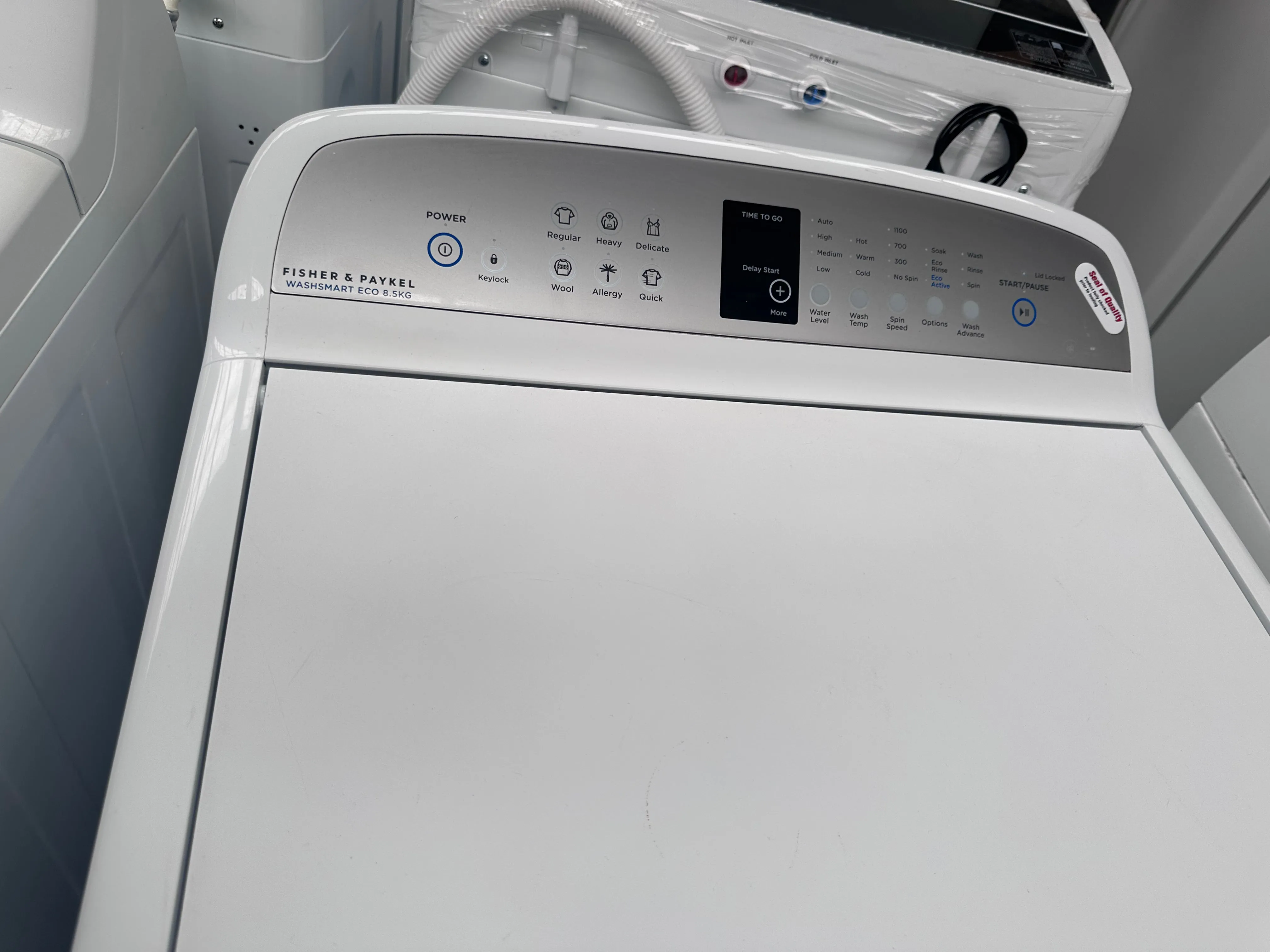 Fisher & Paykel WashSmart Eco 8.5kg Top Loader [Refurbished]