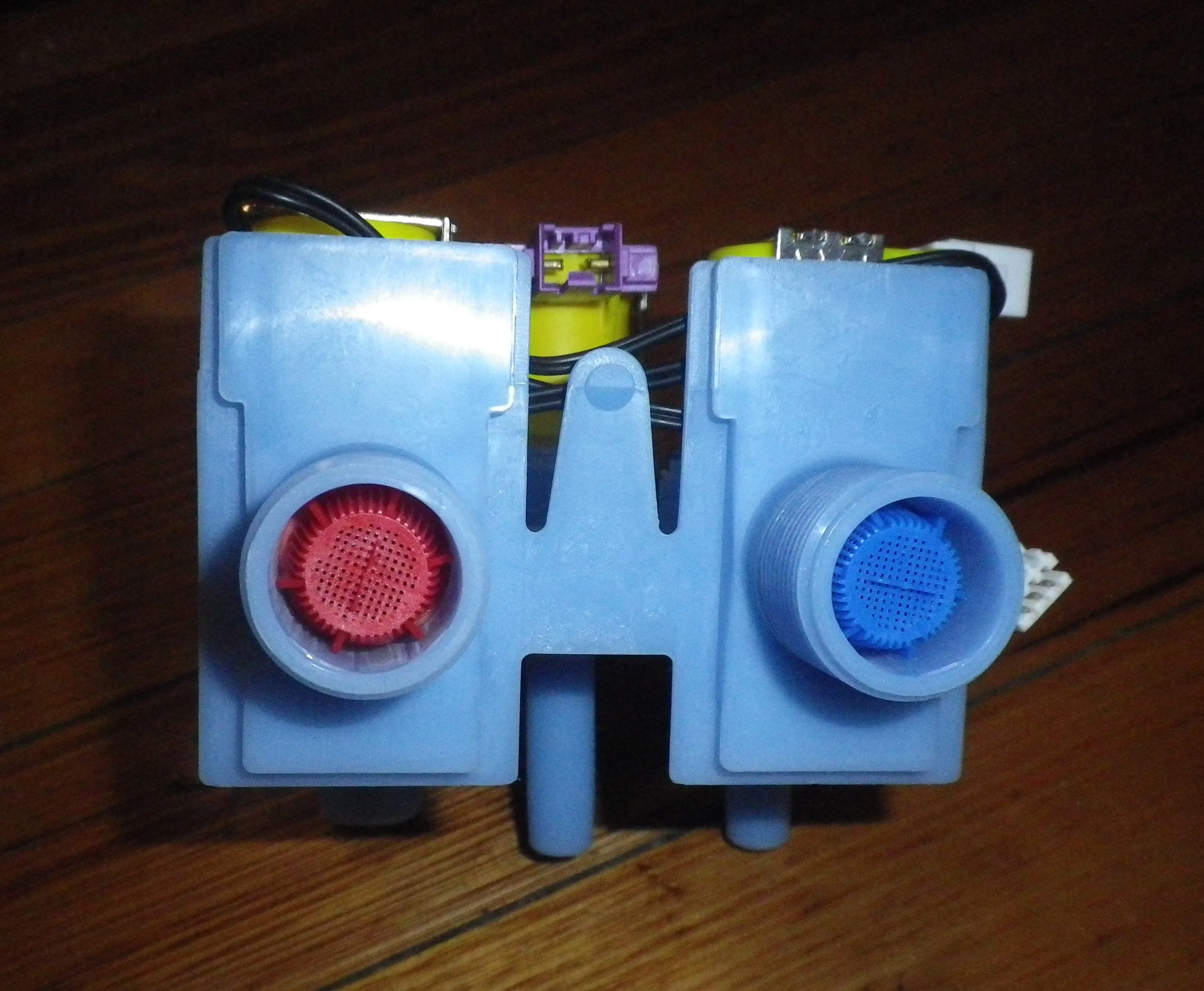 Fisher & Paykel WL70, WL80 24Volt Quad Blue Inlet Valve - Part # FP090QUAD