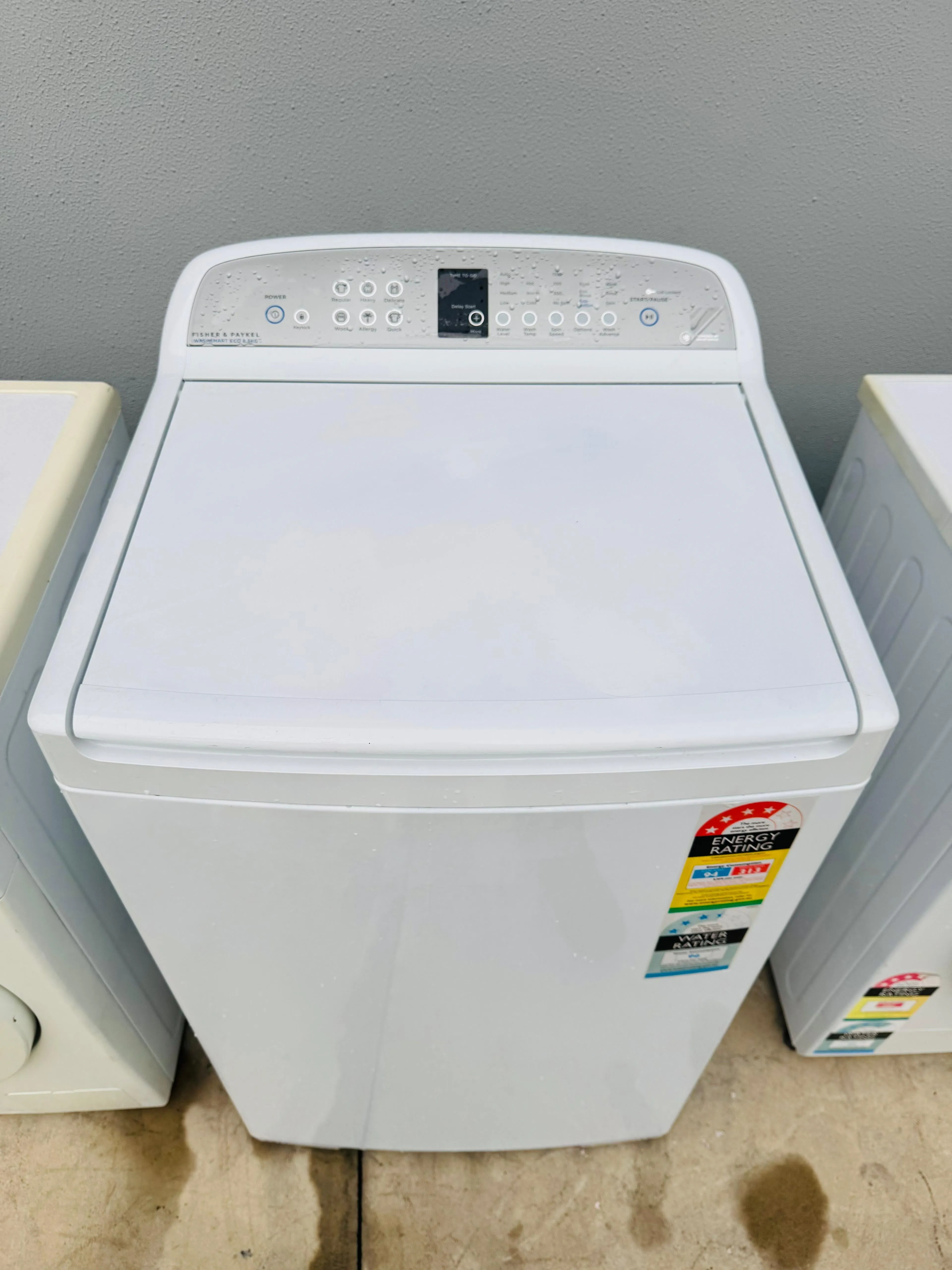 **FISHER AND PAYKEL 8.5 KGS TOP LOADER WASHING MACHINE**