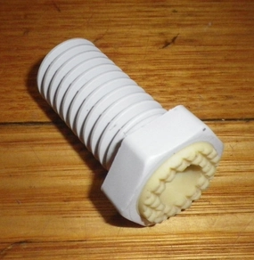 Fisher & Paykel Adjustable Washing Machine Leg with Rubber Foot Pad - Part # FP424527, 424527