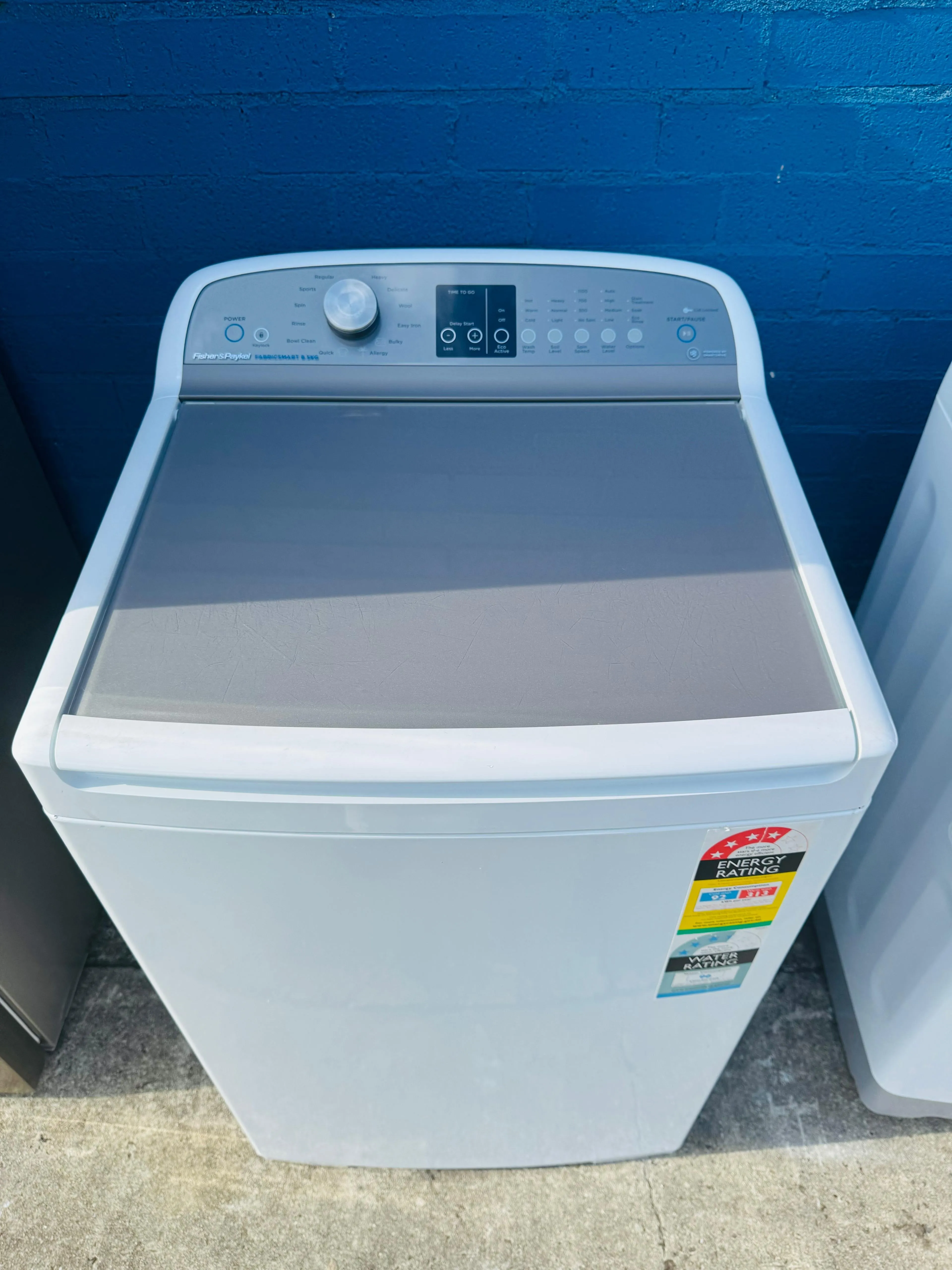 **FISHERS & PAYKEL 8.5 KGS TOP LOADER WASHING MACHINE**
