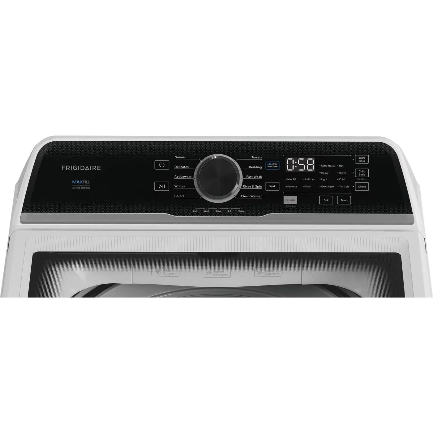 Frigidaire 5.1 cu. ft. Top Loading Washer FLVW7523BW