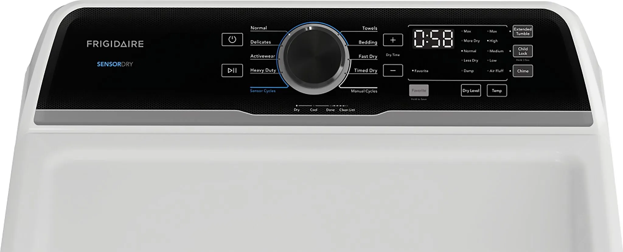 Frigidaire White Electric Dryer (7 Cu. Ft.) - FLVE752CBW