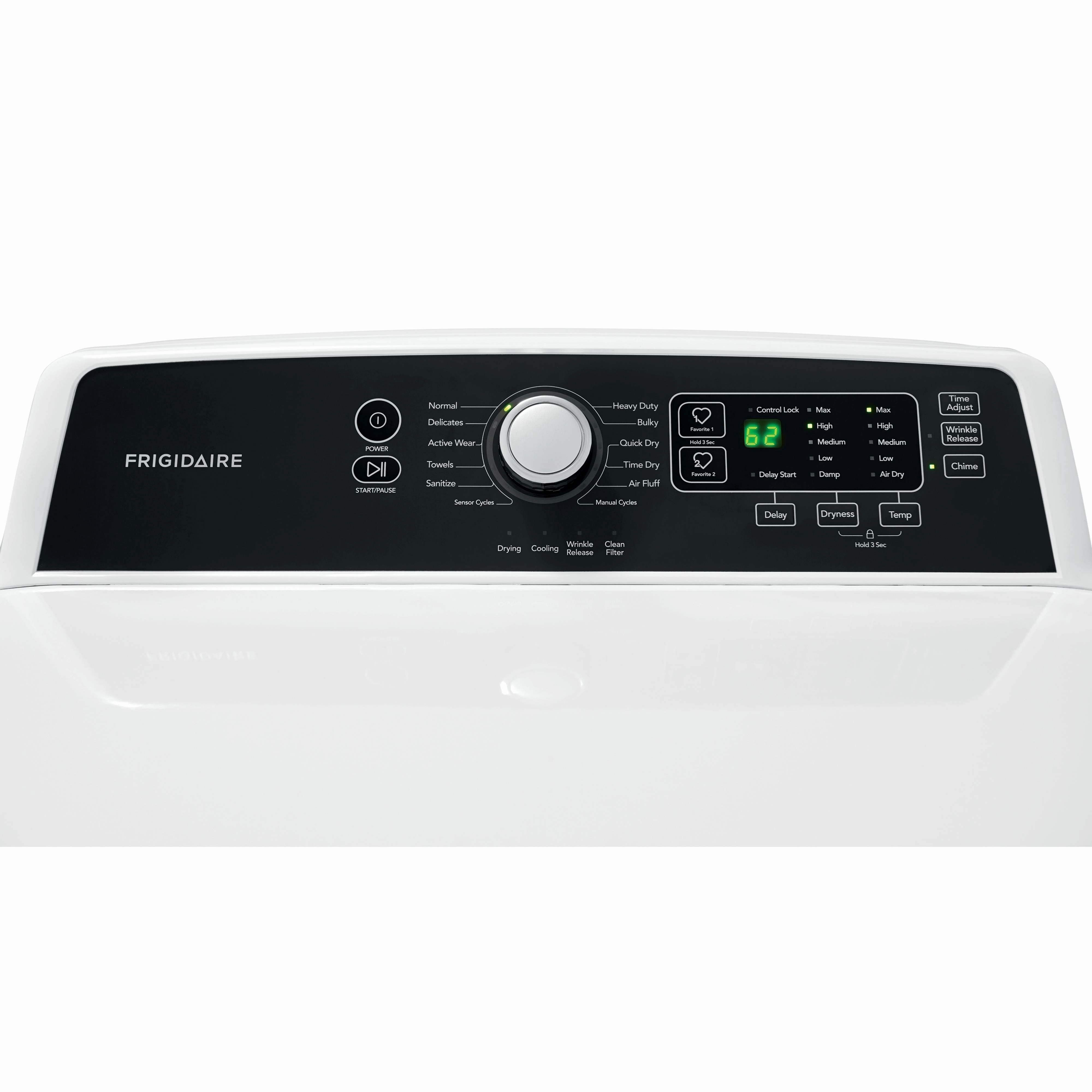 Frigidaire 6.7 cu. ft. Electric Dryer with Anti-Wrinkle CFRE4120SW
