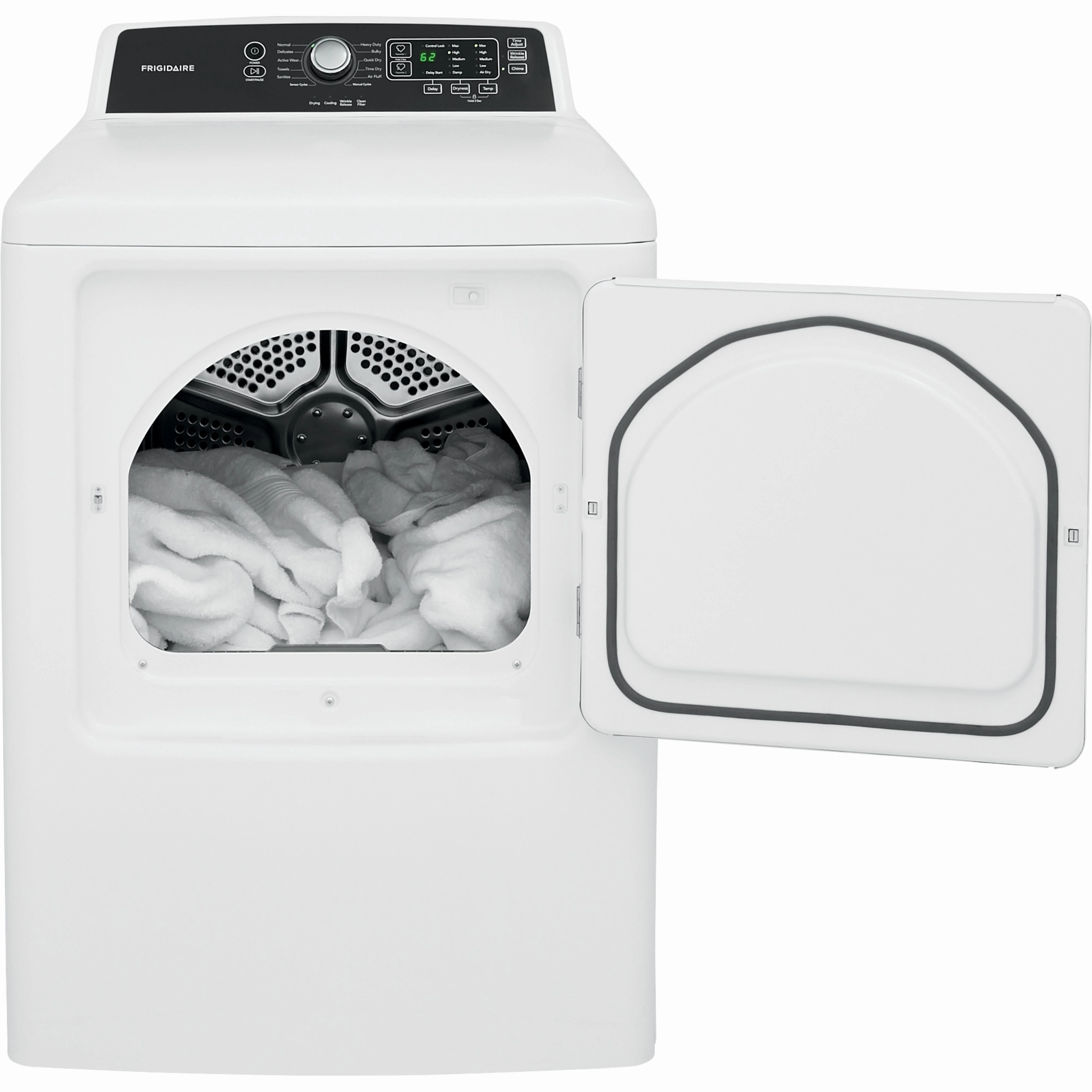 Frigidaire 6.7 cu. ft. Electric Dryer with Anti-Wrinkle CFRE4120SW