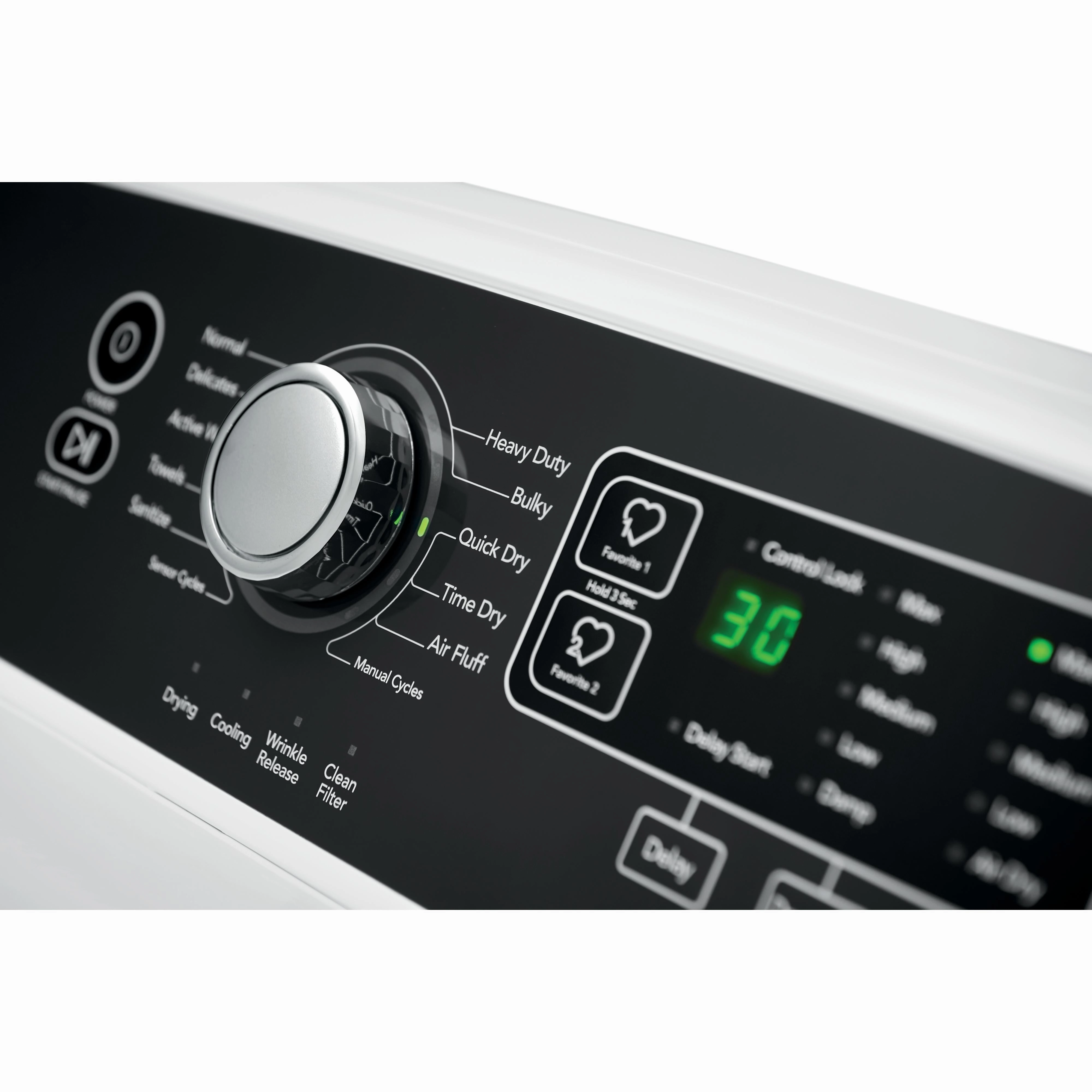 Frigidaire 6.7 cu. ft. Electric Dryer with Anti-Wrinkle CFRE4120SW