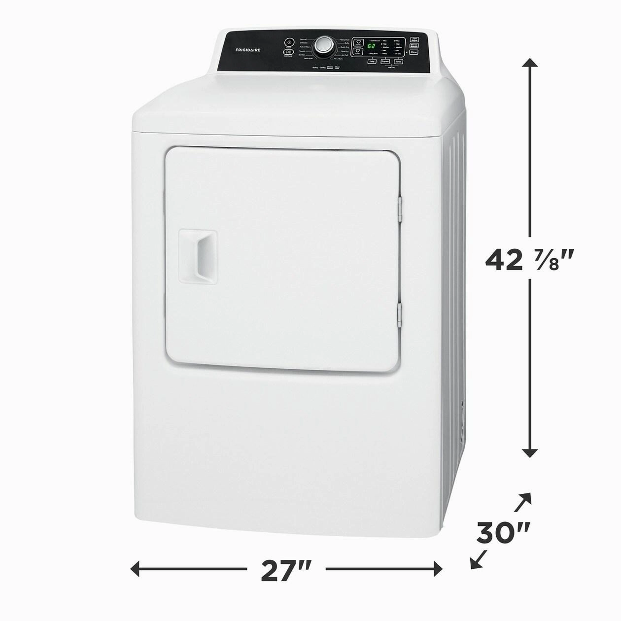 Frigidaire 6.7 Cu. Ft. Free Standing Electric Dryer - (FFRE4120SW)
