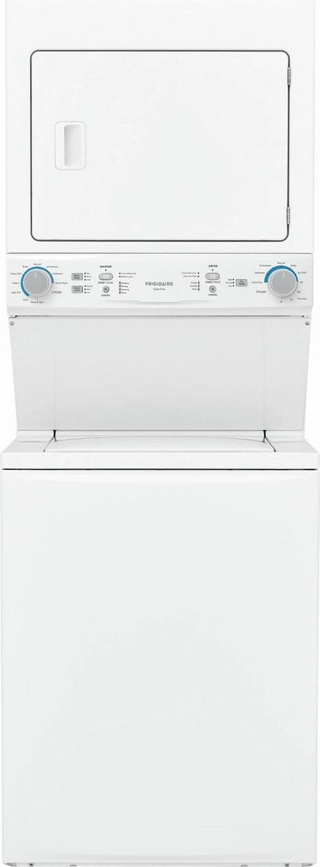 Frigidaire Electric Washer/Dryer Laundry Center - 3.9 Cu. Ft Washer and 5.5 Cu. Ft. Dryer - (FLCE7522AW)