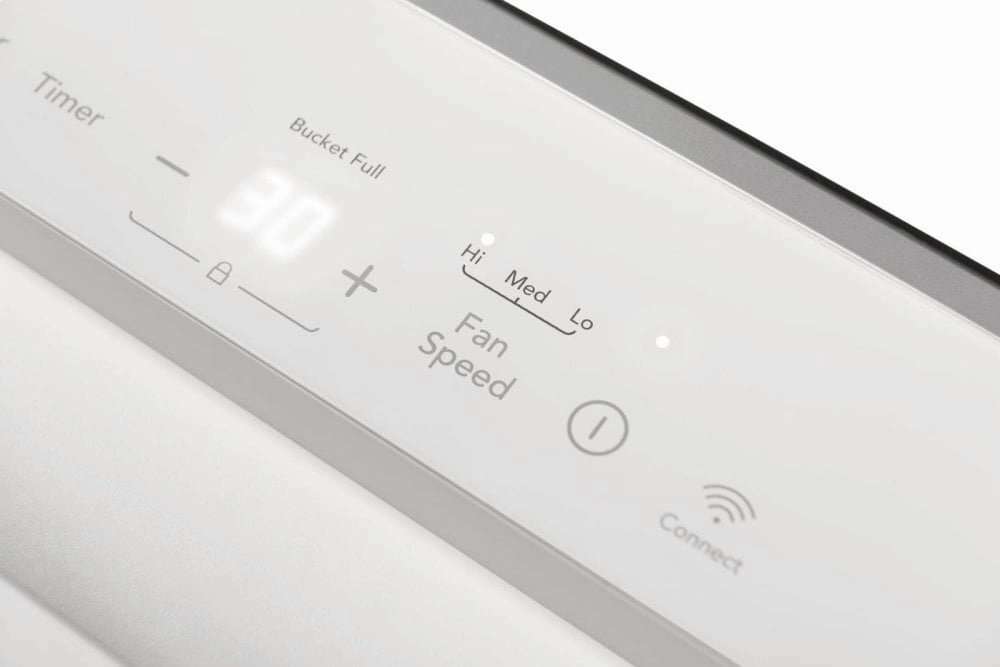 Frigidaire FGAC5044W1 Frigidaire Gallery High Humidity 50 Pint Capacity Dehumidifier With Wi-Fi