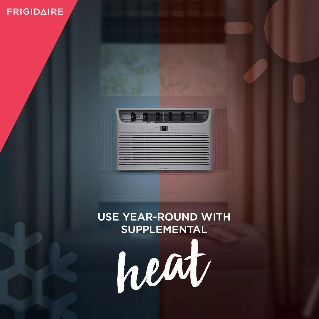 Frigidaire FHWH082WA1 Frigidaire 8,000 Btu Window Air Conditioner With Supplemental Heat And Slide Out Chassis