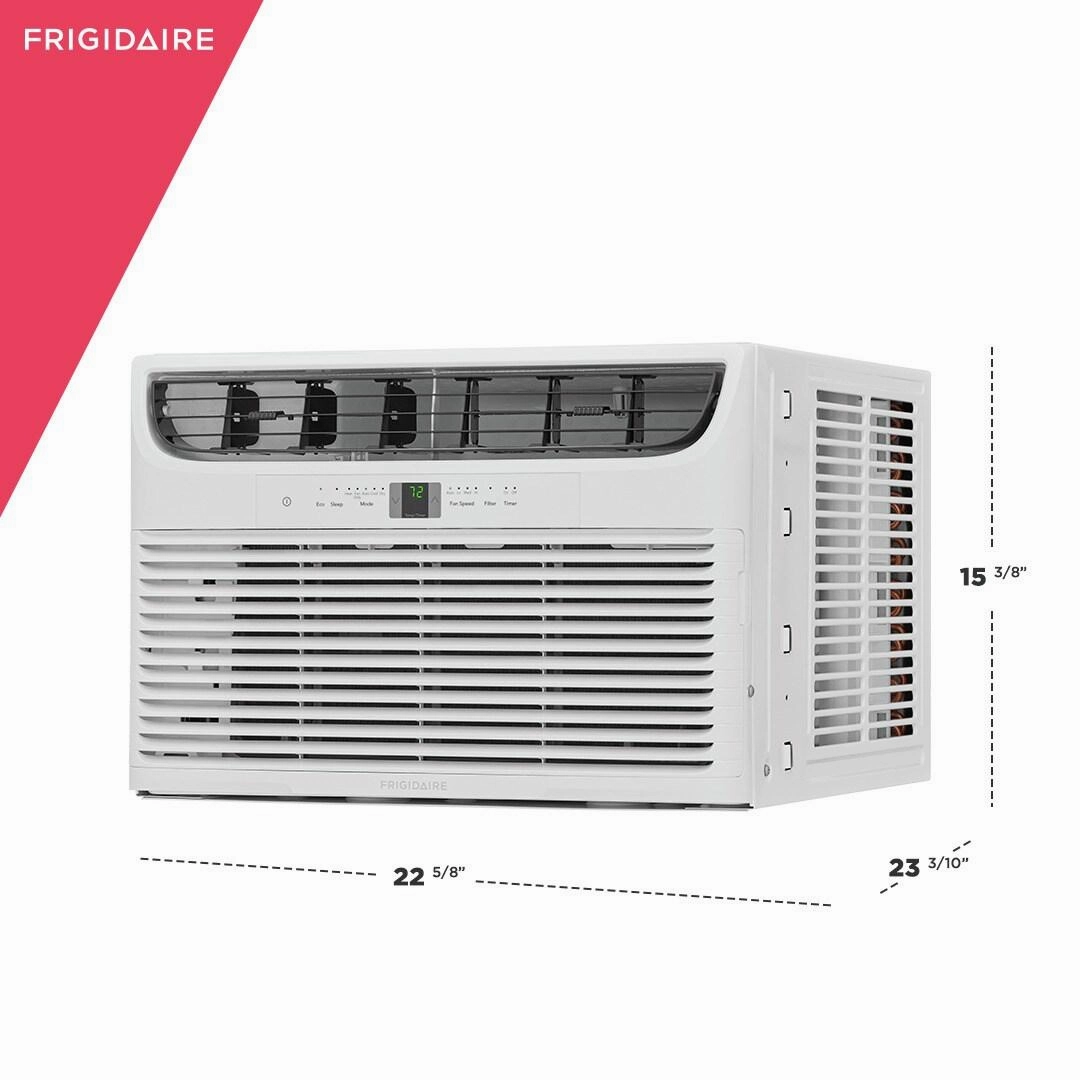 Frigidaire FHWH112WA1 Frigidaire 11,000 Btu Window Air Conditioner With Supplemental Heat And Slide Out Chassis