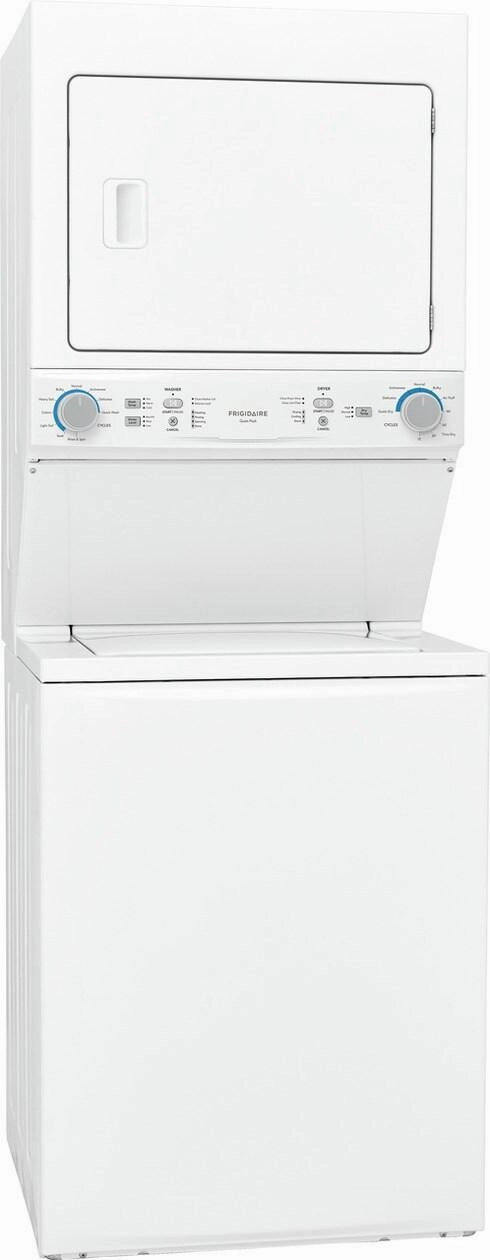 Frigidaire Gas Washer/Dryer Laundry Center - 3.9 Cu. Ft Washer and 5.5 Cu. Ft. Dryer - (FLCG7522AW)