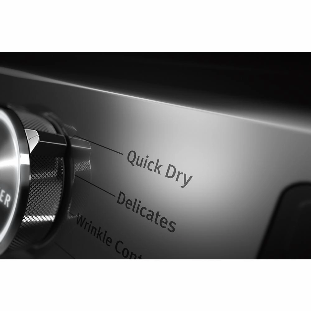 Front Load Electric Dryer with Extra Power and Quick Dry cycle - 7.3 cu. ft. - (MED5630MBK)